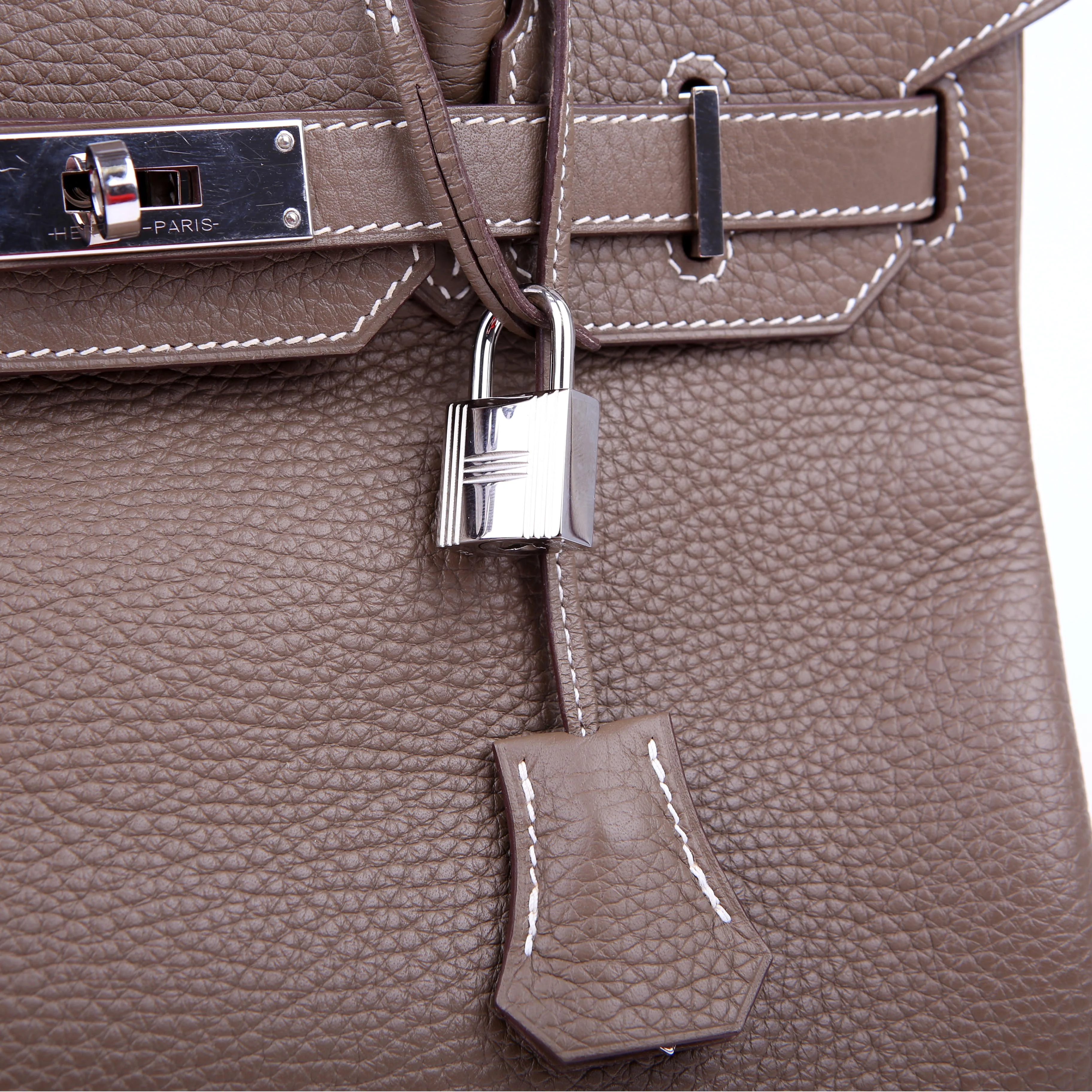 Birkin 30 Togo Etoupe/Palladium 2018 - Image 14