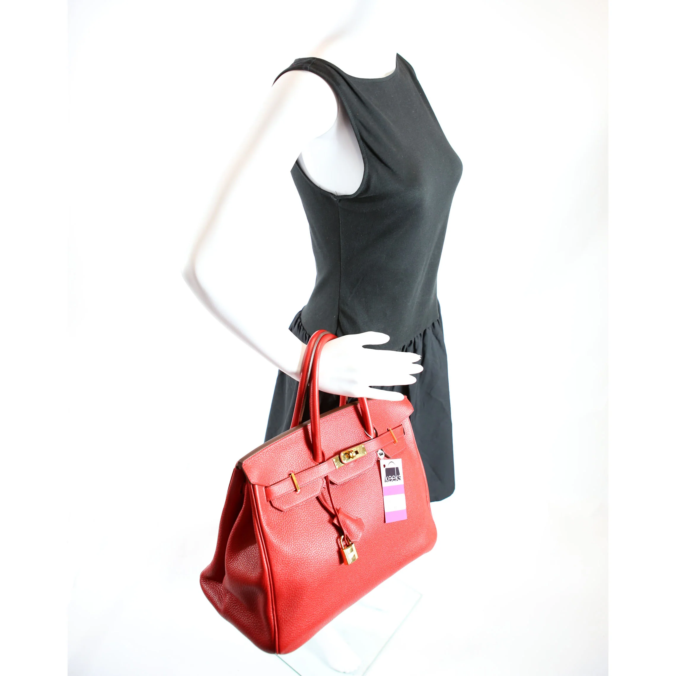 Birkin 35 Clemence 2012 Red - Image 13