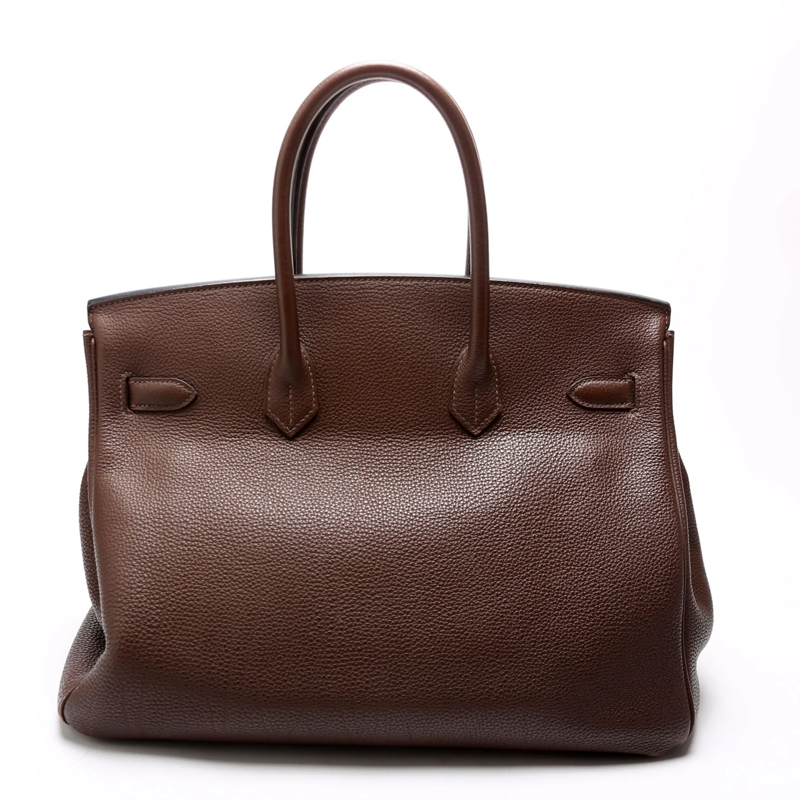 Birkin 35 Clemence Leather Brown - Image 3