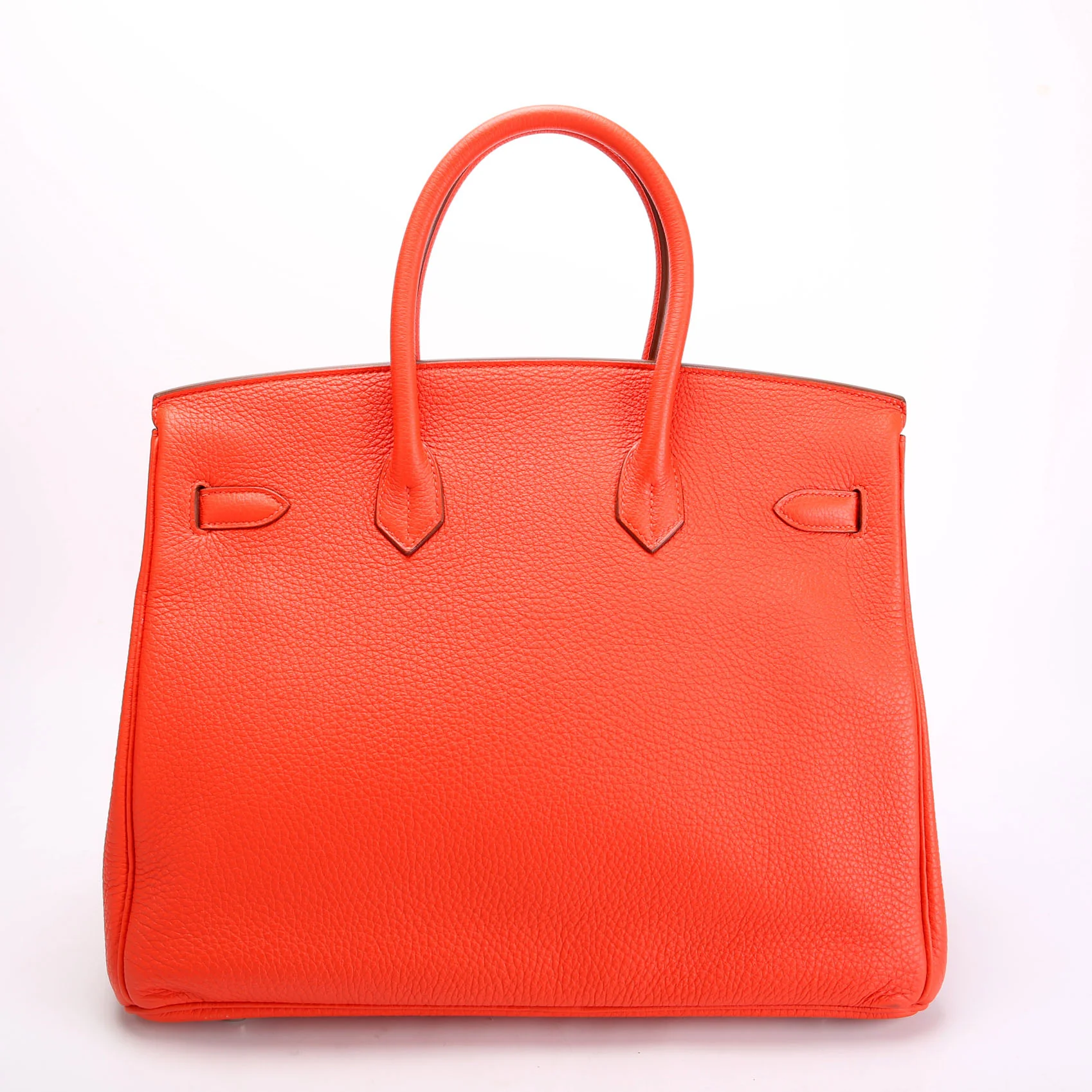 Birkin 35 Clemence Orange - Image 3