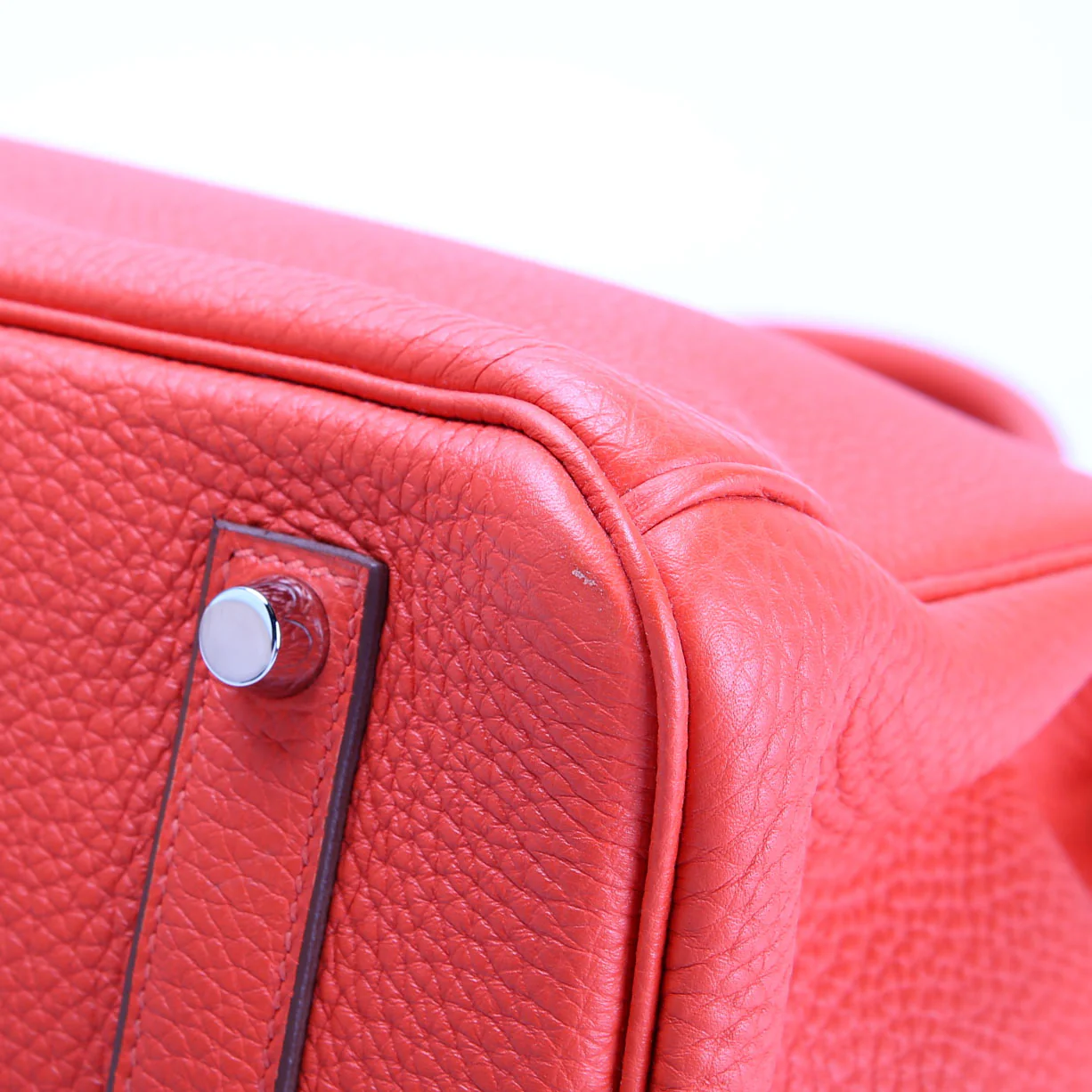 Birkin 35 Clemence Orange - Image 6