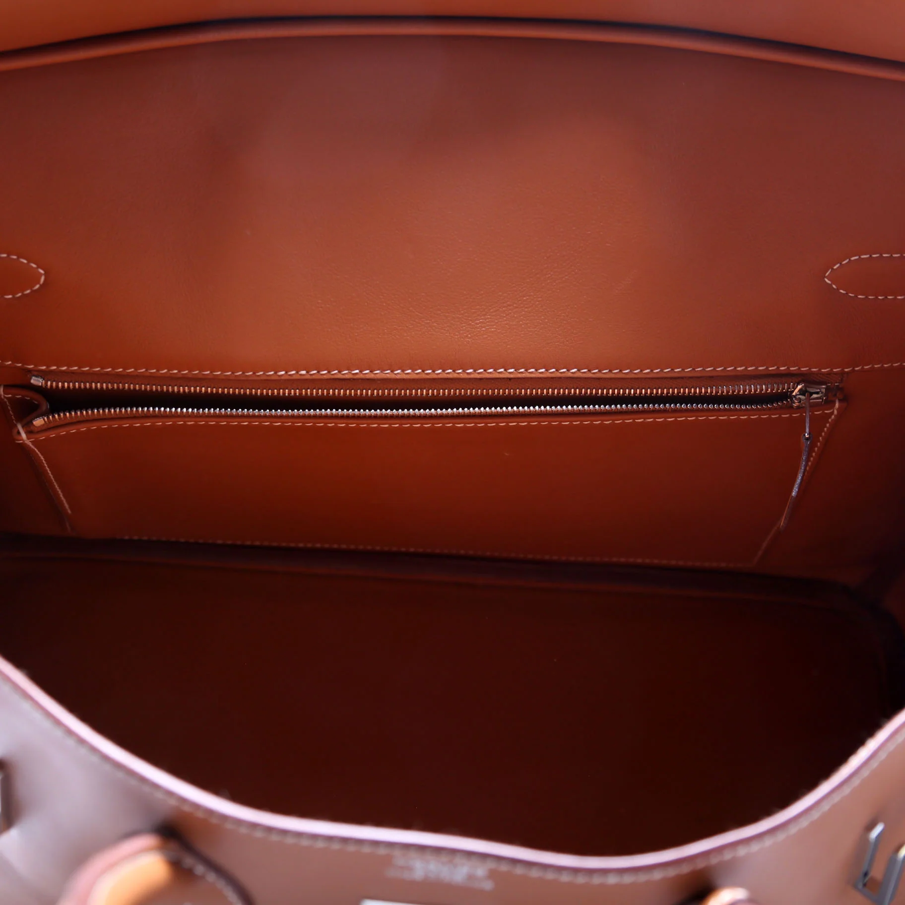 Birkin 35 Swift Leather Brown - Image 10