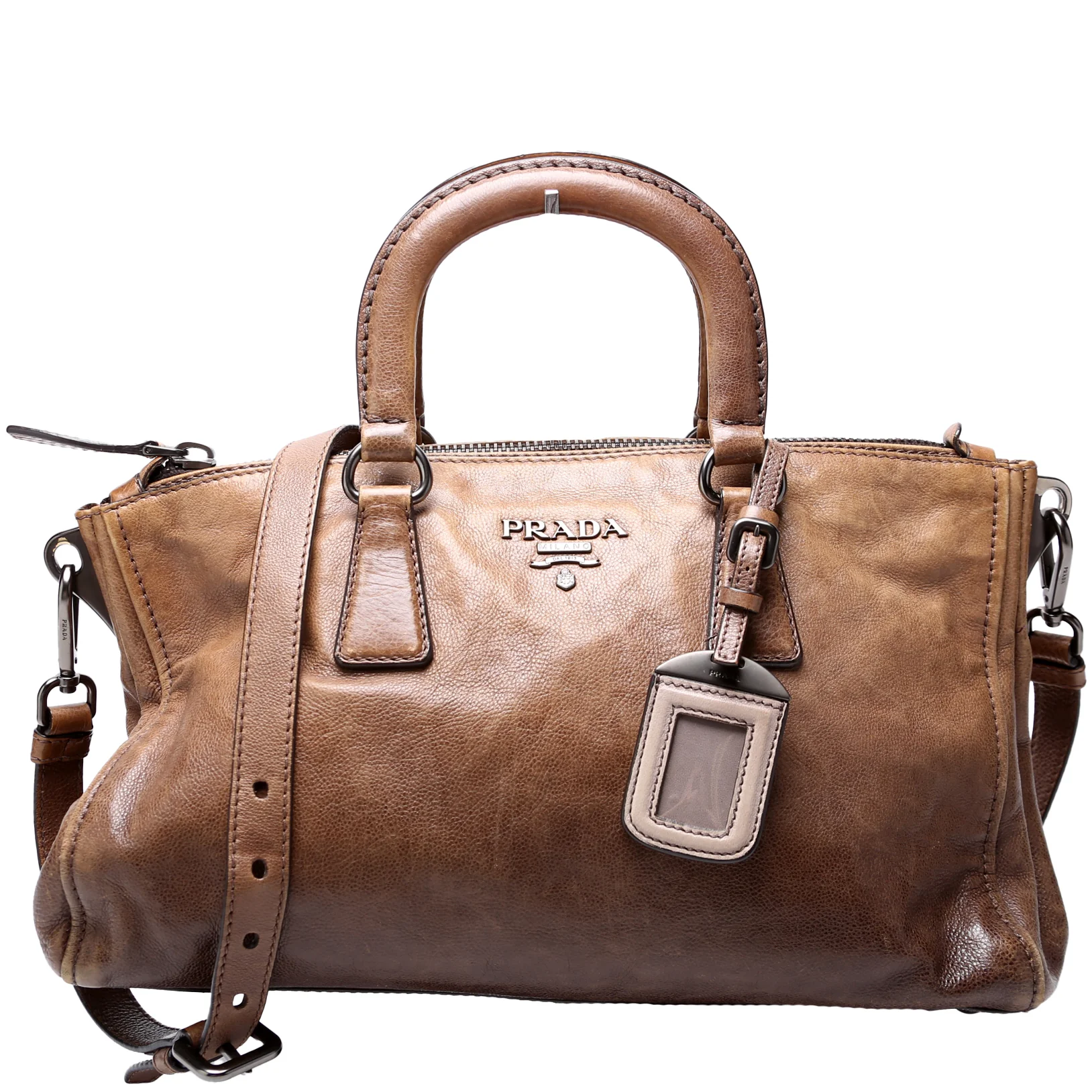 BL0739 Glace Calfskin Top Handle Satchel
