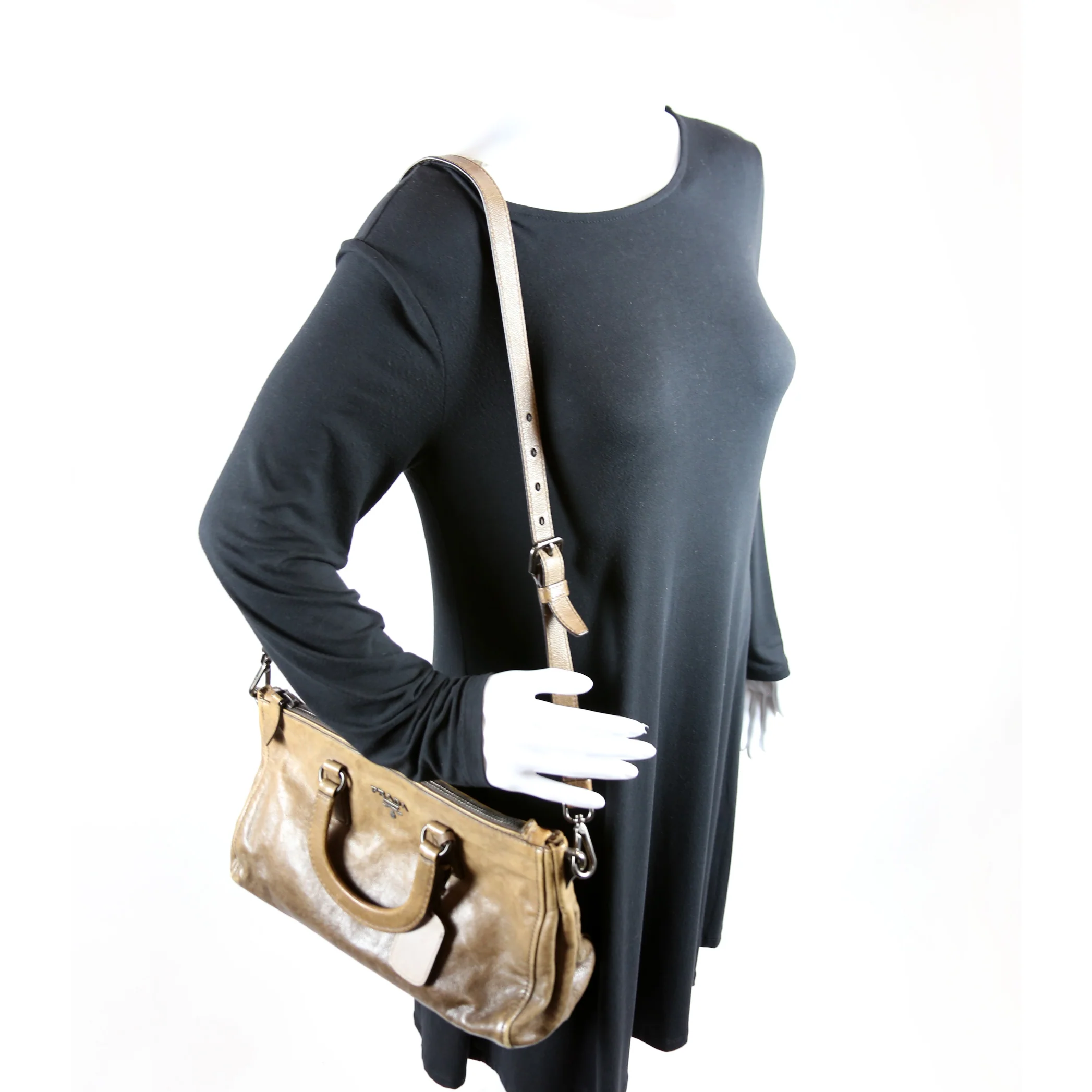 BL0739 Glace Calfskin Top Handle Satchel - Image 12
