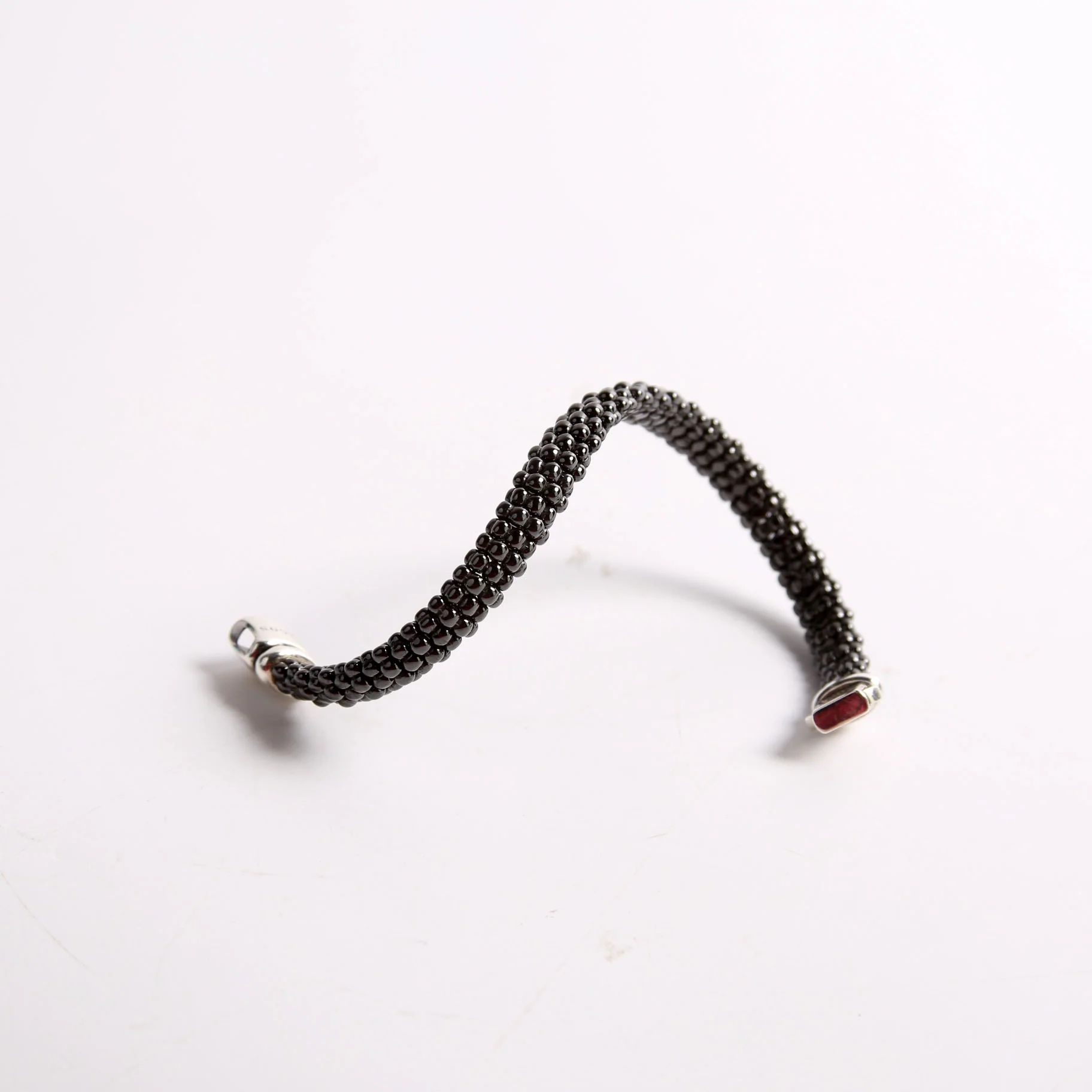 Black Caviar Ceramic Beaded 9MM 925 - Image 5