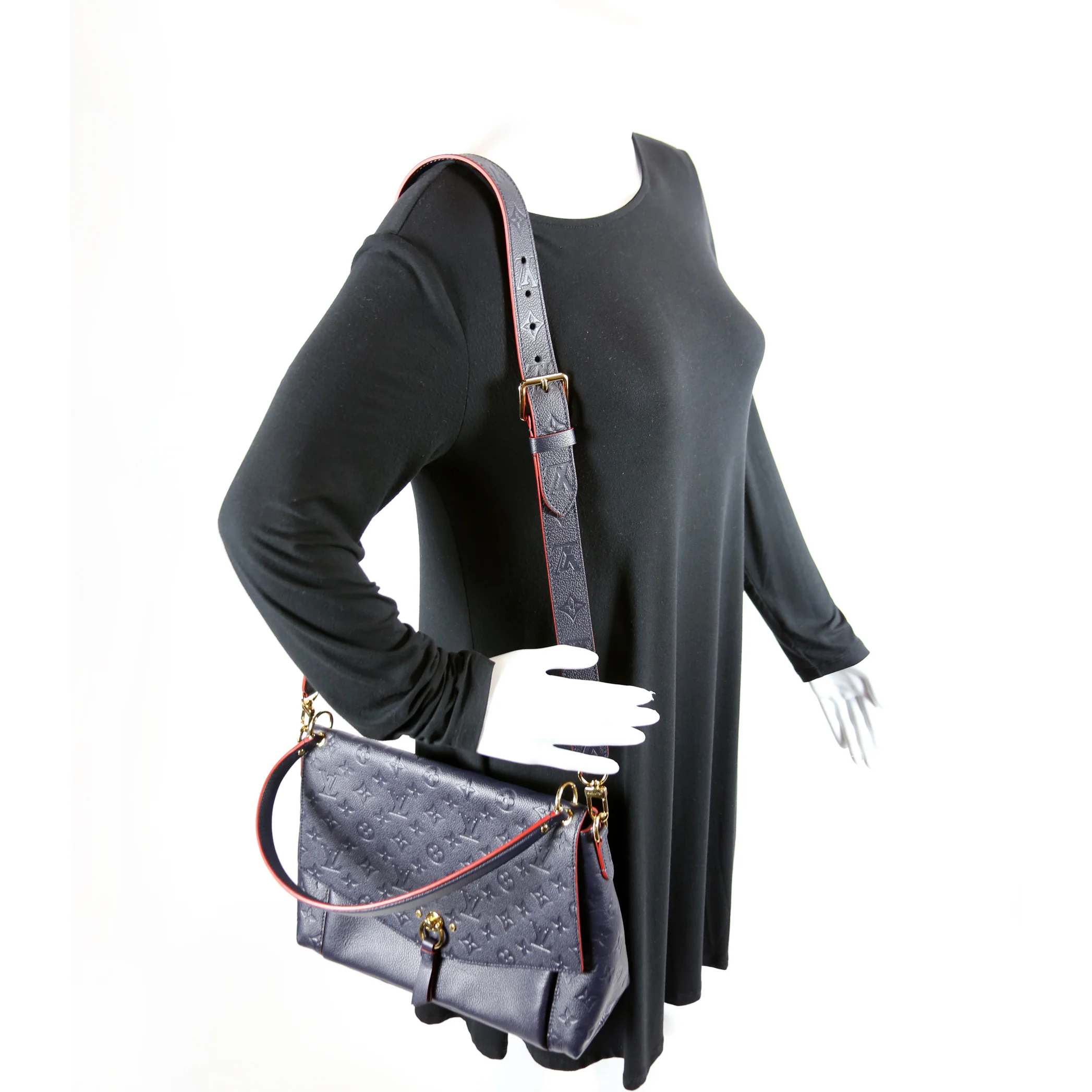 Blanche MM Empreinte Navy Blue - Image 10