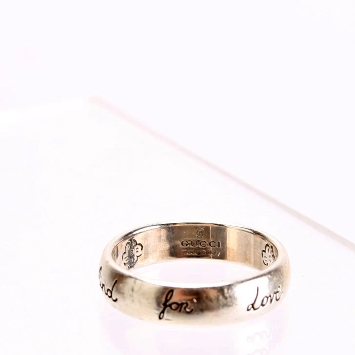 Blind For Love 5MM Band Ring Size 8 925 - Image 5
