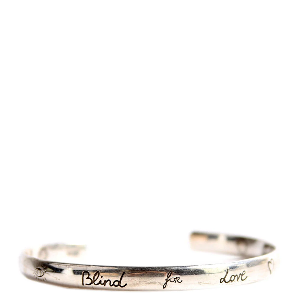 Blind For Love Bangle Bracelet 925