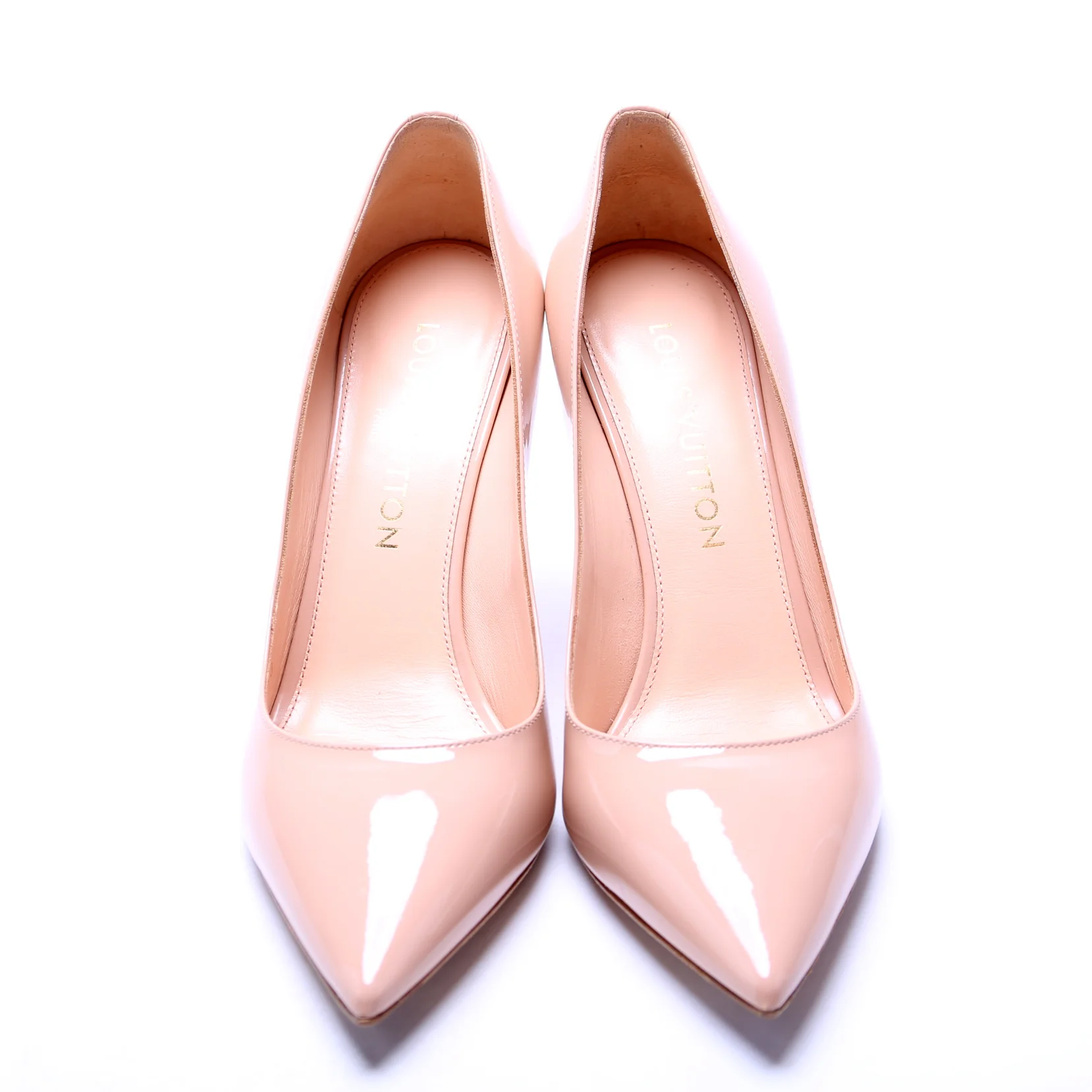 Blossom Patent Pumps Size 38.5 Nude - Image 3