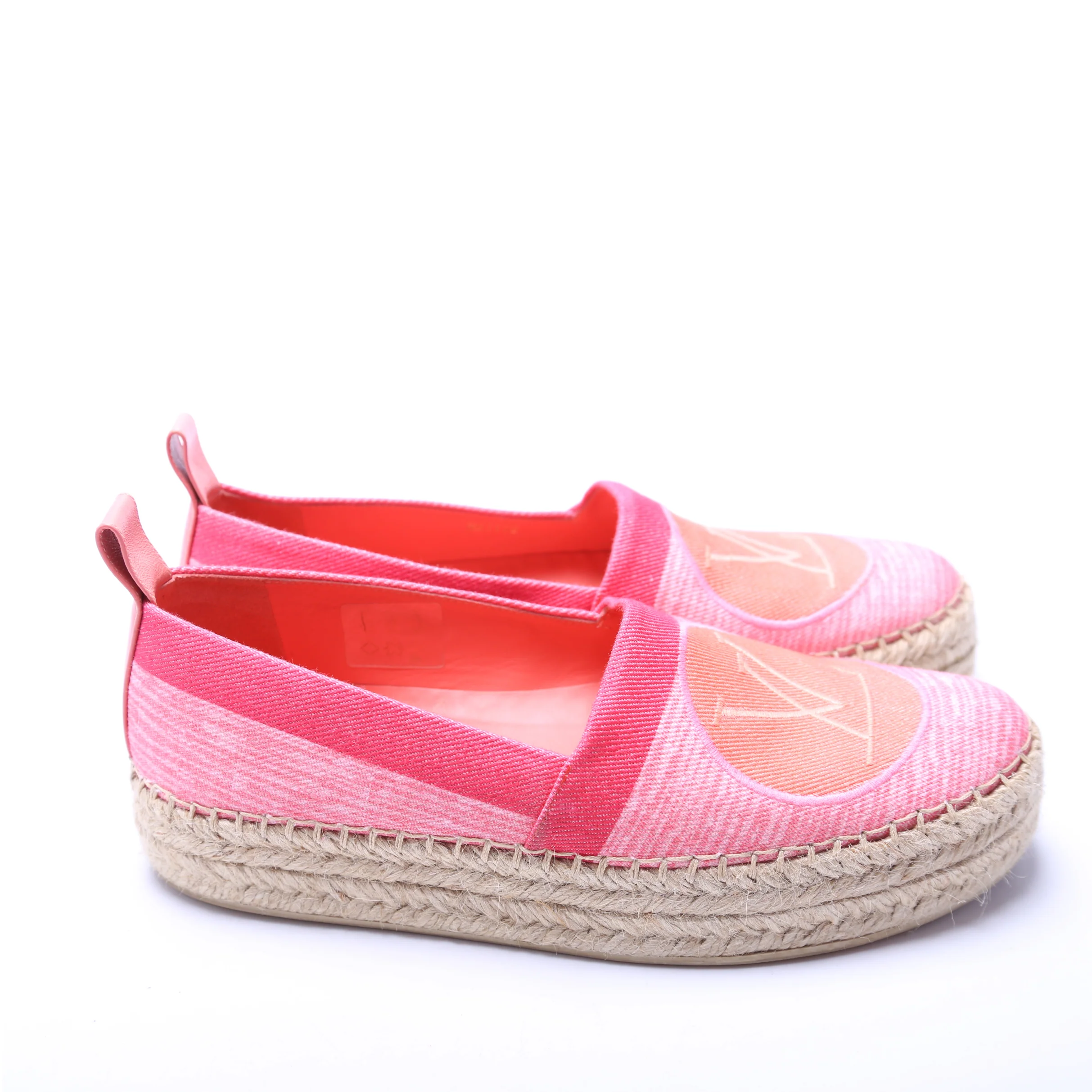 Blue Shore Canvas Espadrilles Size 37 - Image 3