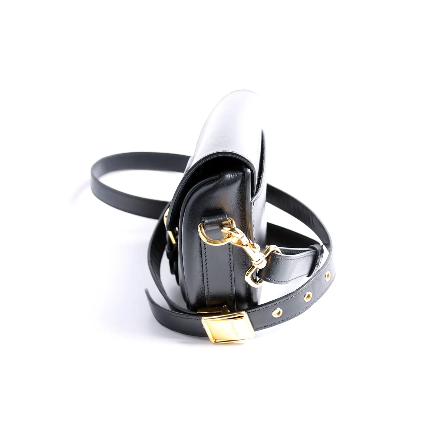 Bobby Bag Small Grained Calfskin Black - Image 4
