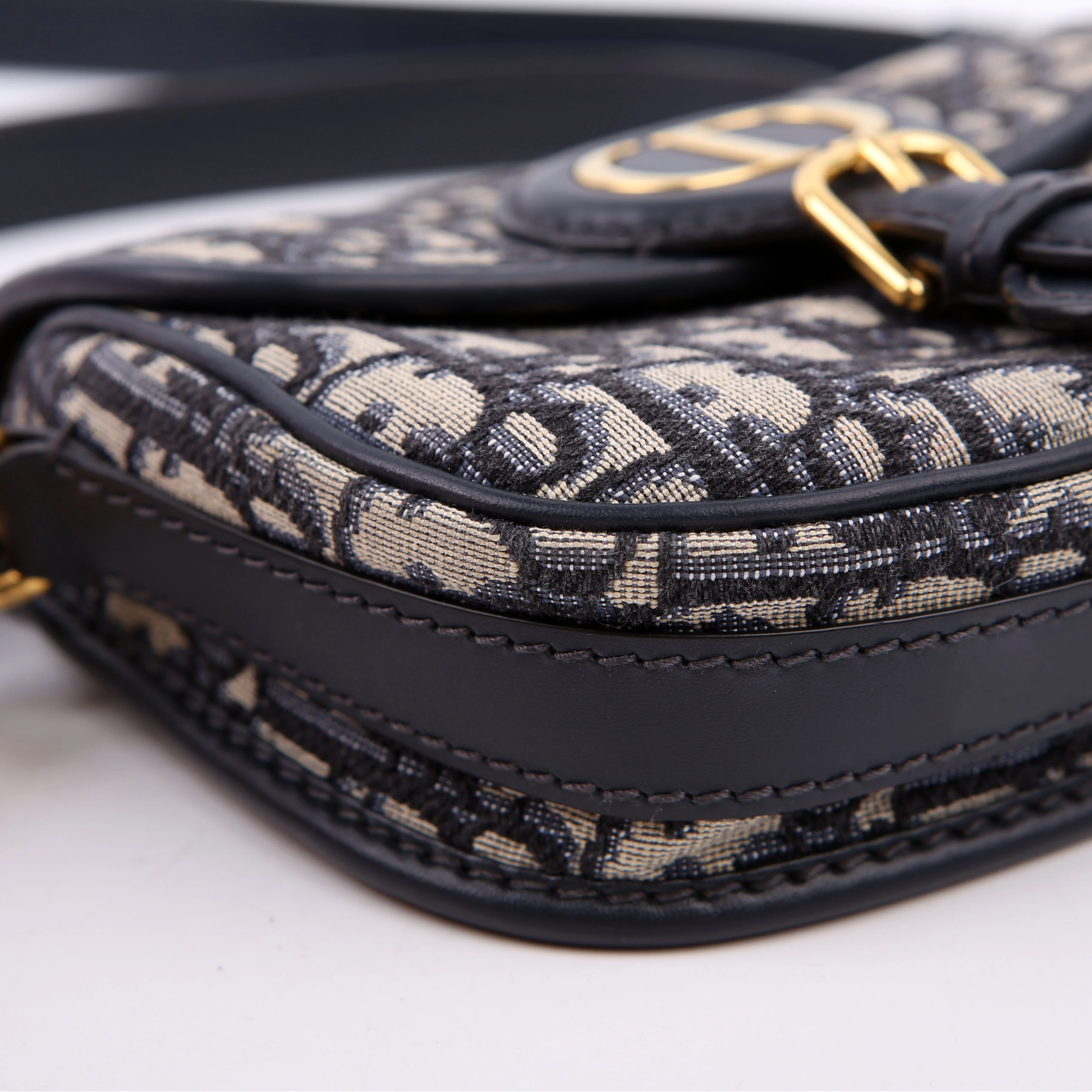 Bobby Bag Small Oblique Navy - Image 5