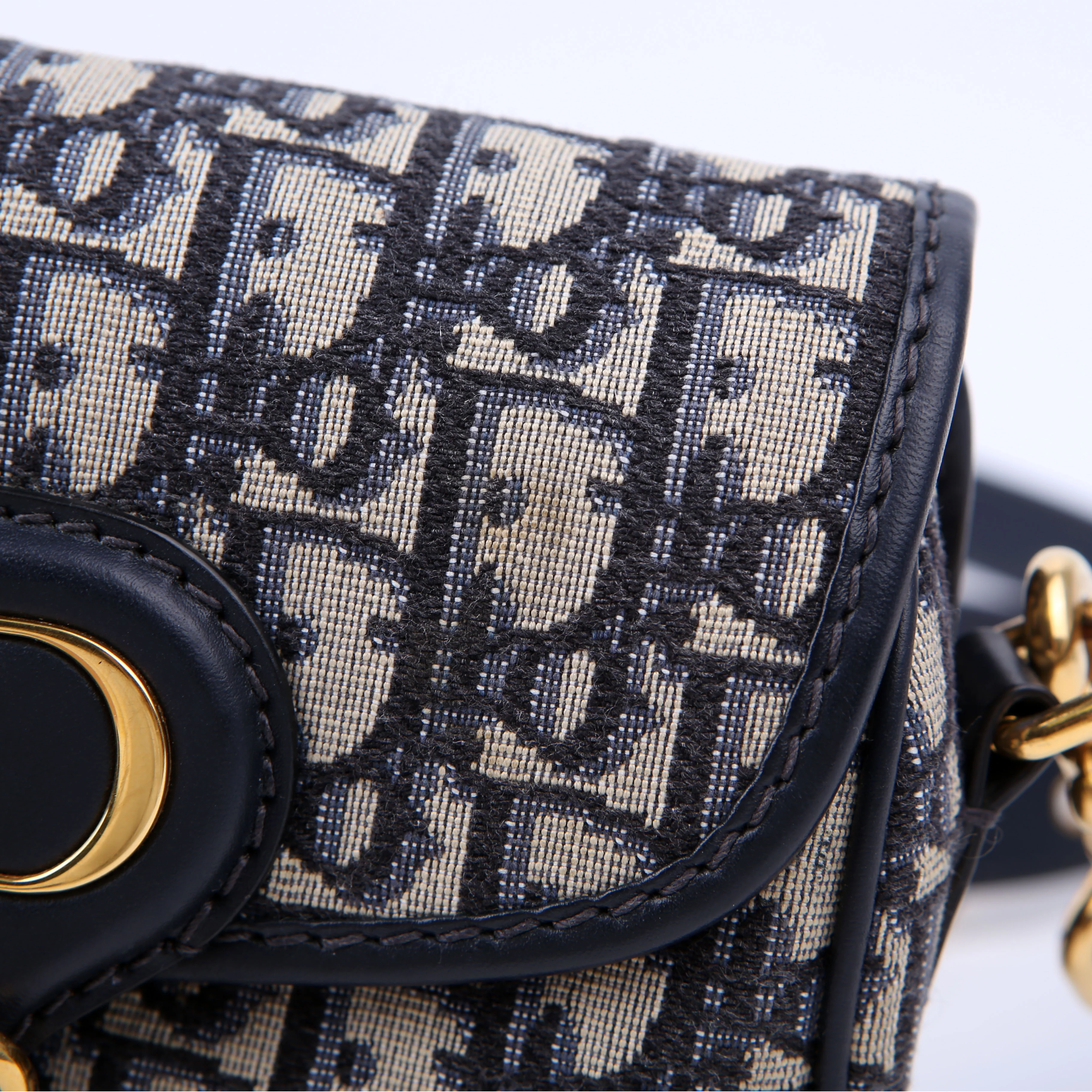 Bobby Bag Small Oblique Navy - Image 7