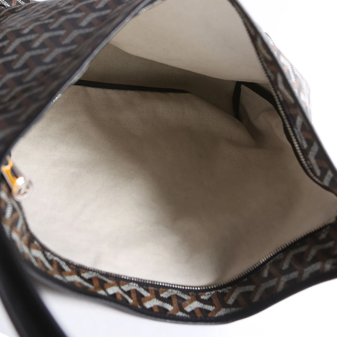 Boheme Hobo Goyardine Black/Brown - Image 10