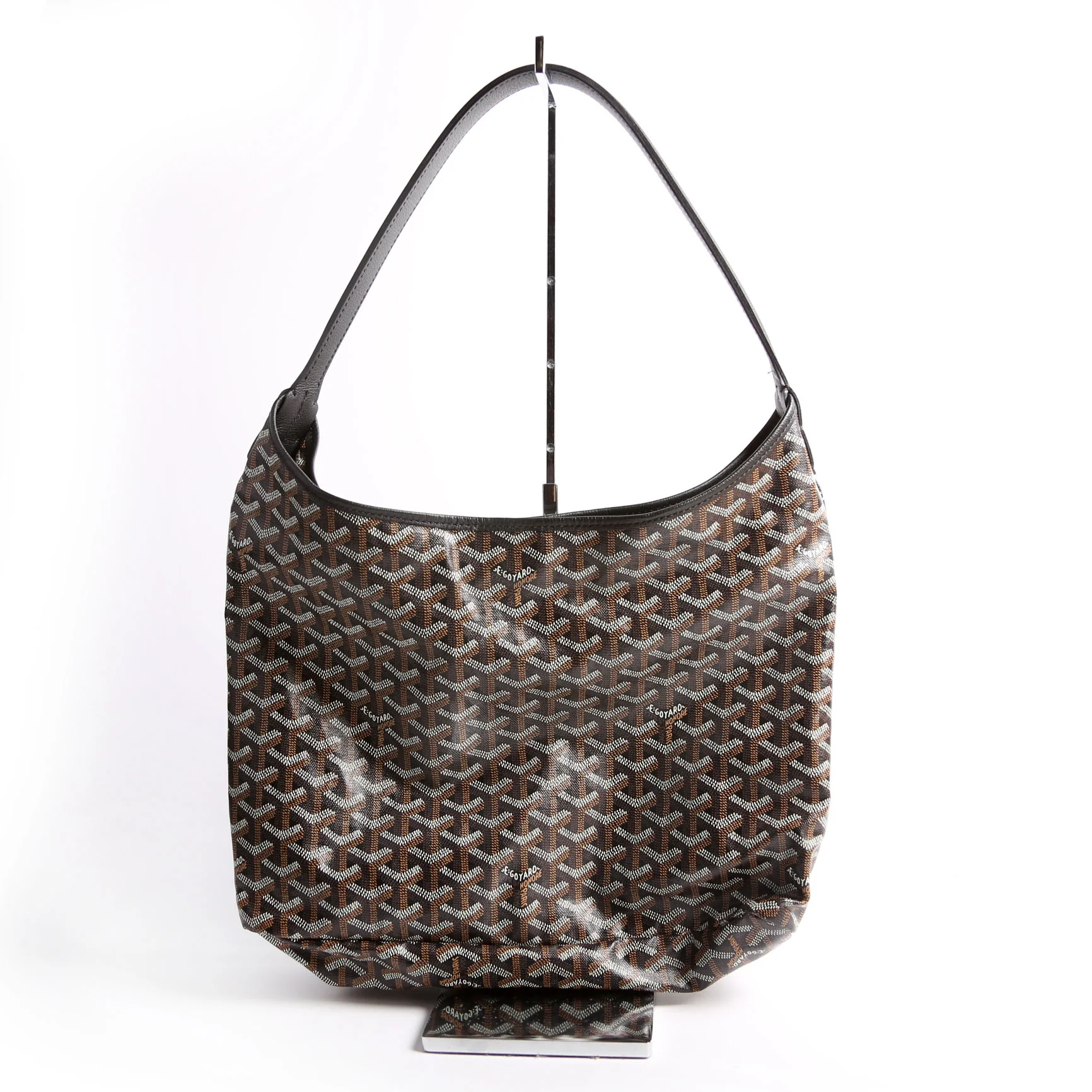Boheme Hobo Goyardine Black/Brown - Image 2
