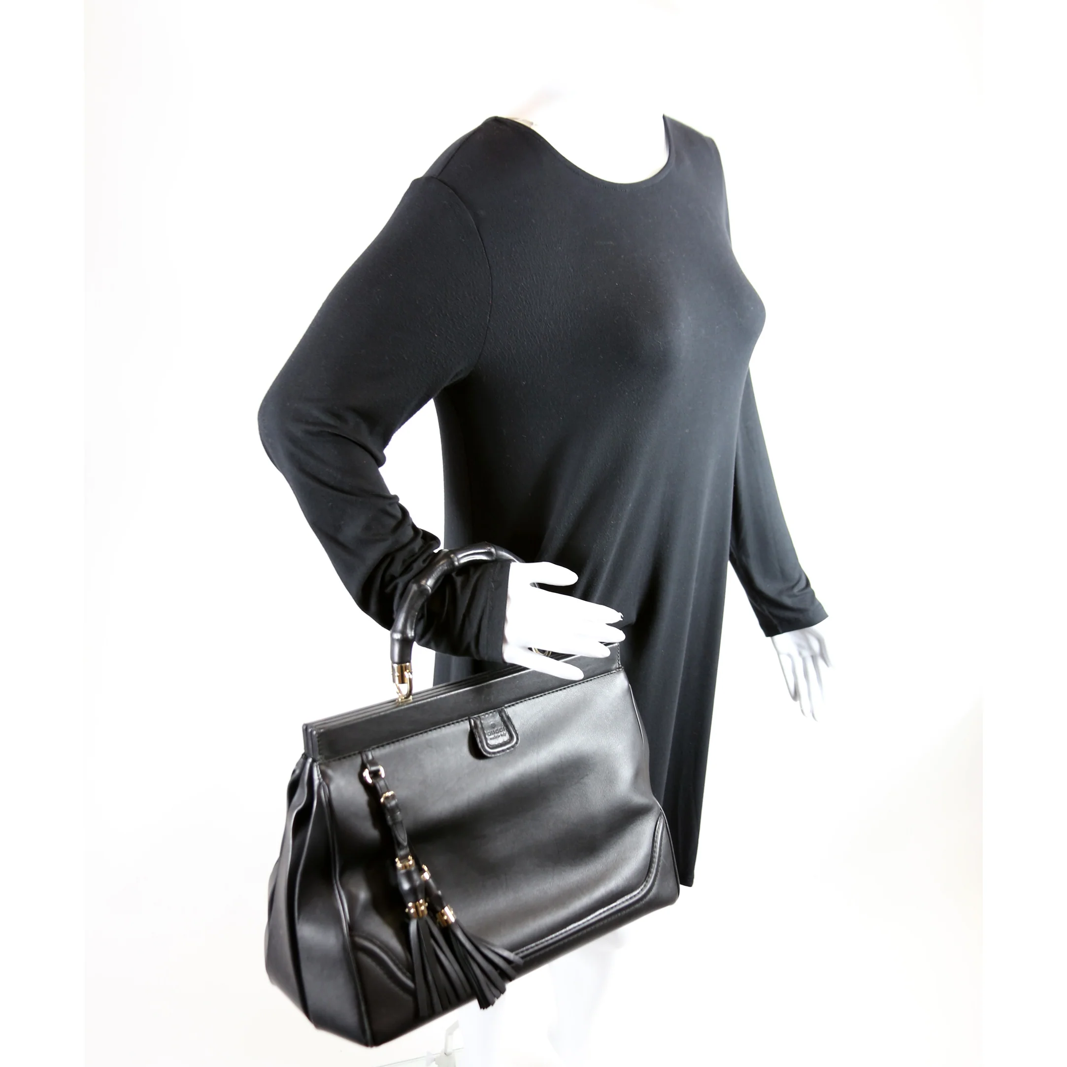 Bold Bamboo Top Handle Bag Medium - Image 13