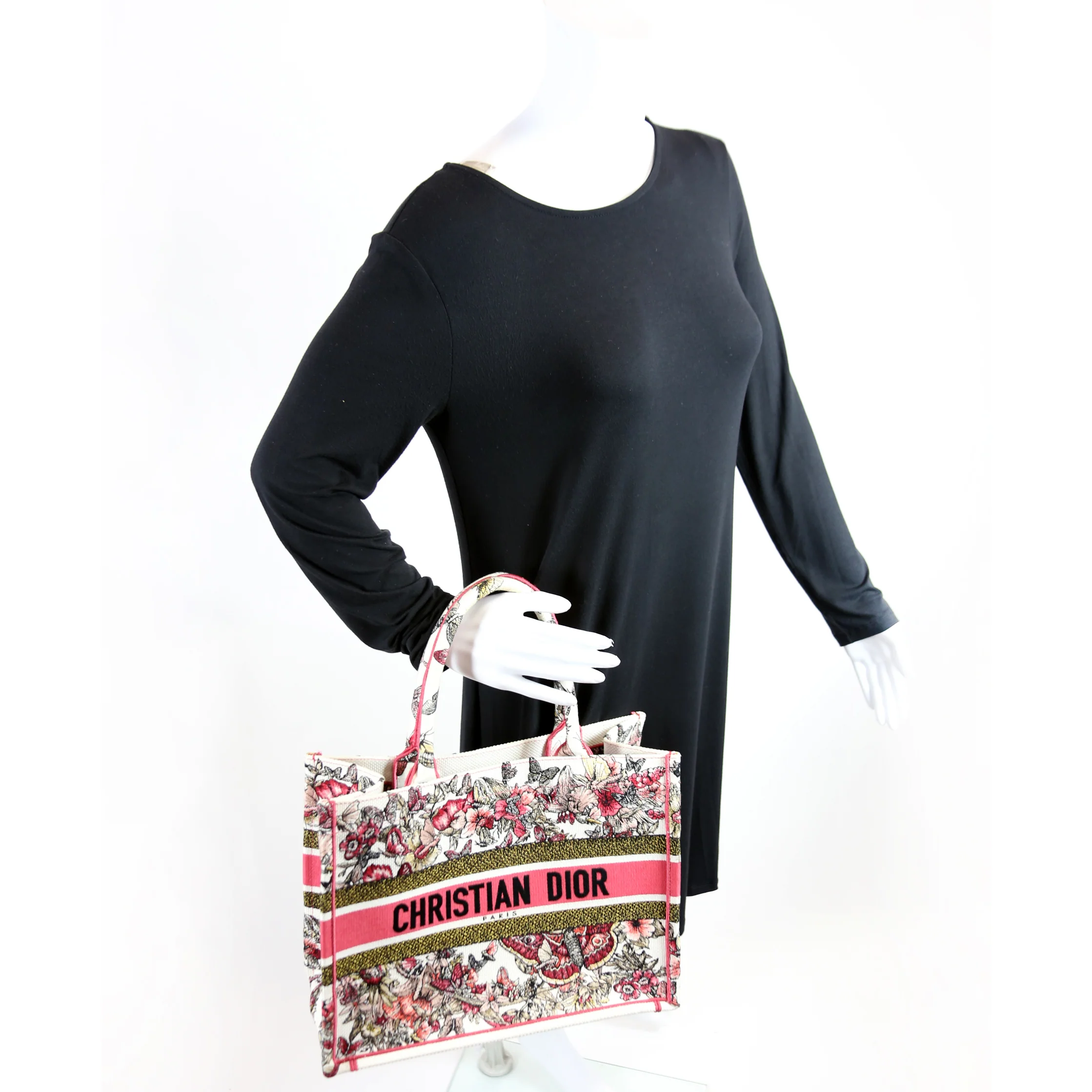 Book Tote Embroidered Butterfly Medium - Image 11