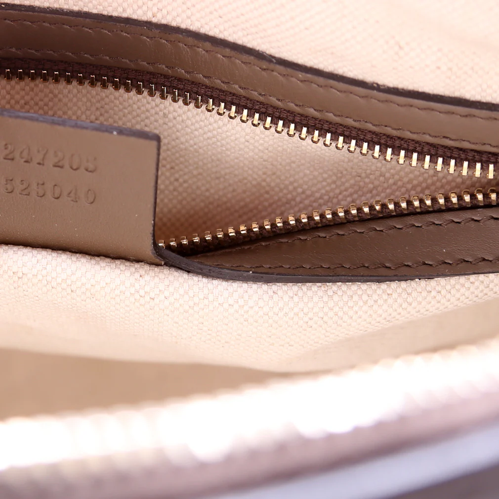 Boston Bag Canvas 247205 Taupe - Image 11