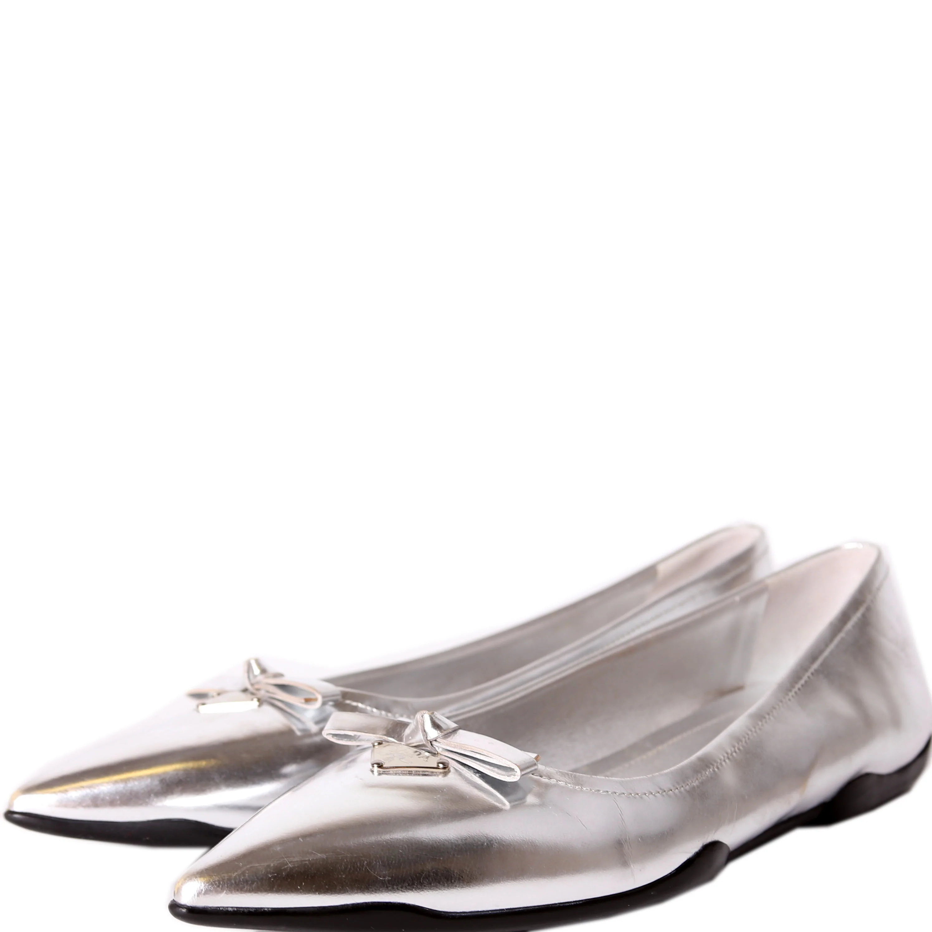 Bow Accent Ballet Flats Size 38