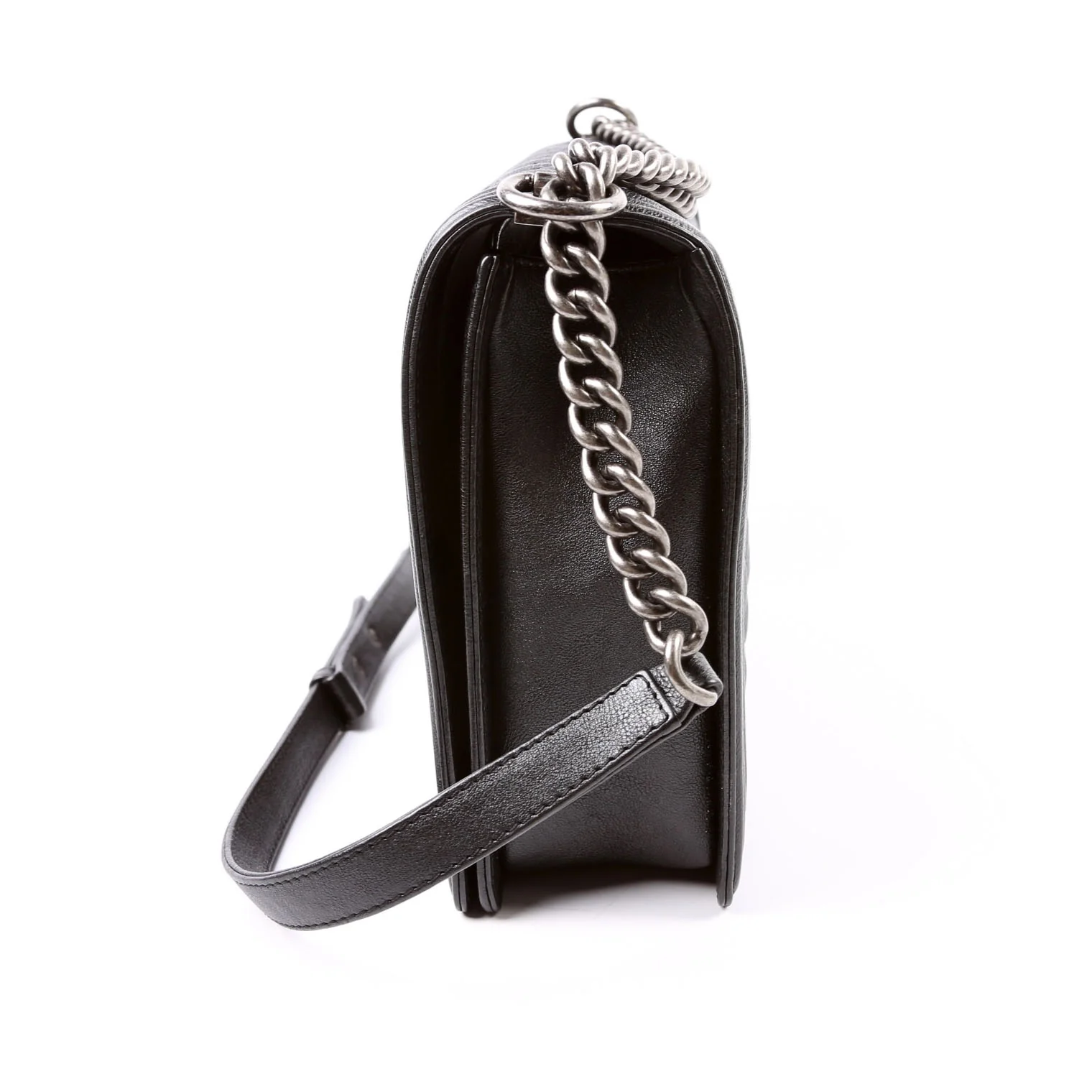 Boy Flap Large Caviar 18M Black - Image 4