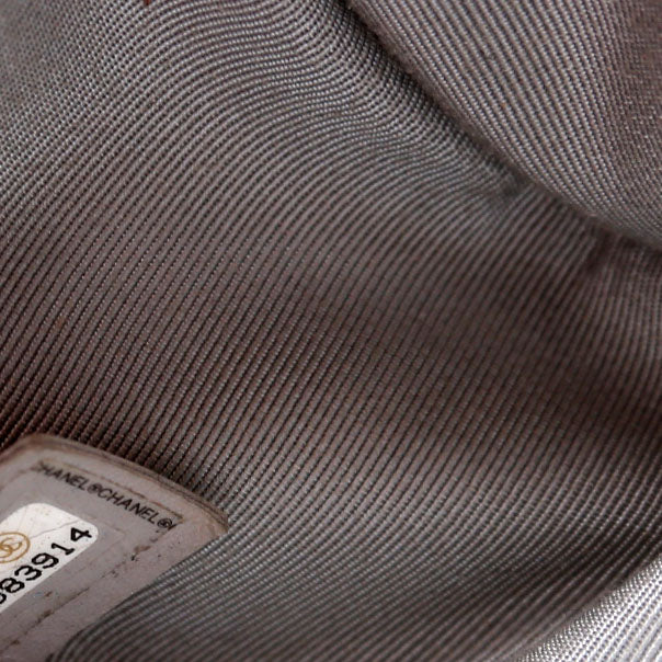 Boy Flap Medium Chain Around Quilted Lambskin 30M Grey - Image 12