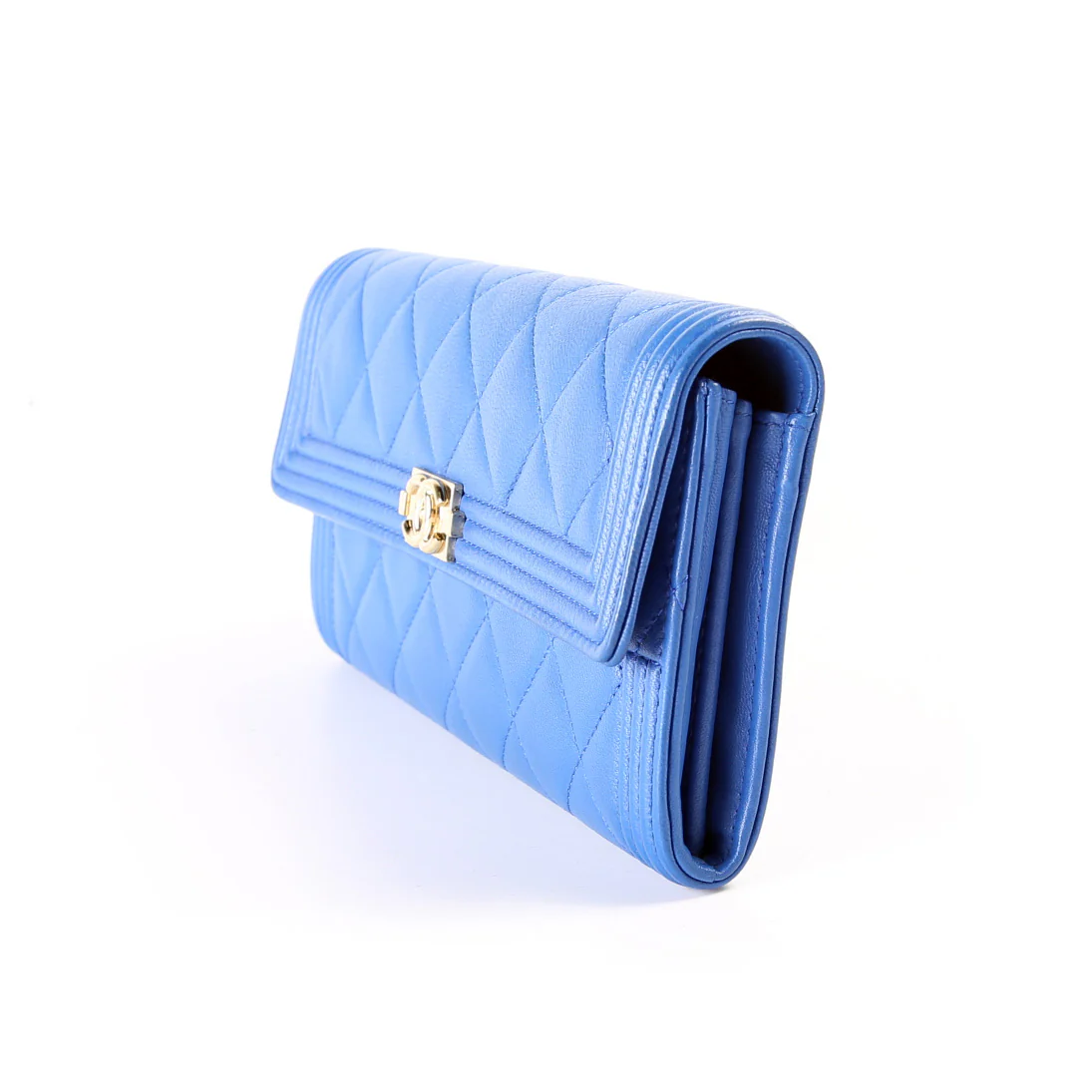 Boy Flap Wallet Long Wallet Lambskin - Image 4