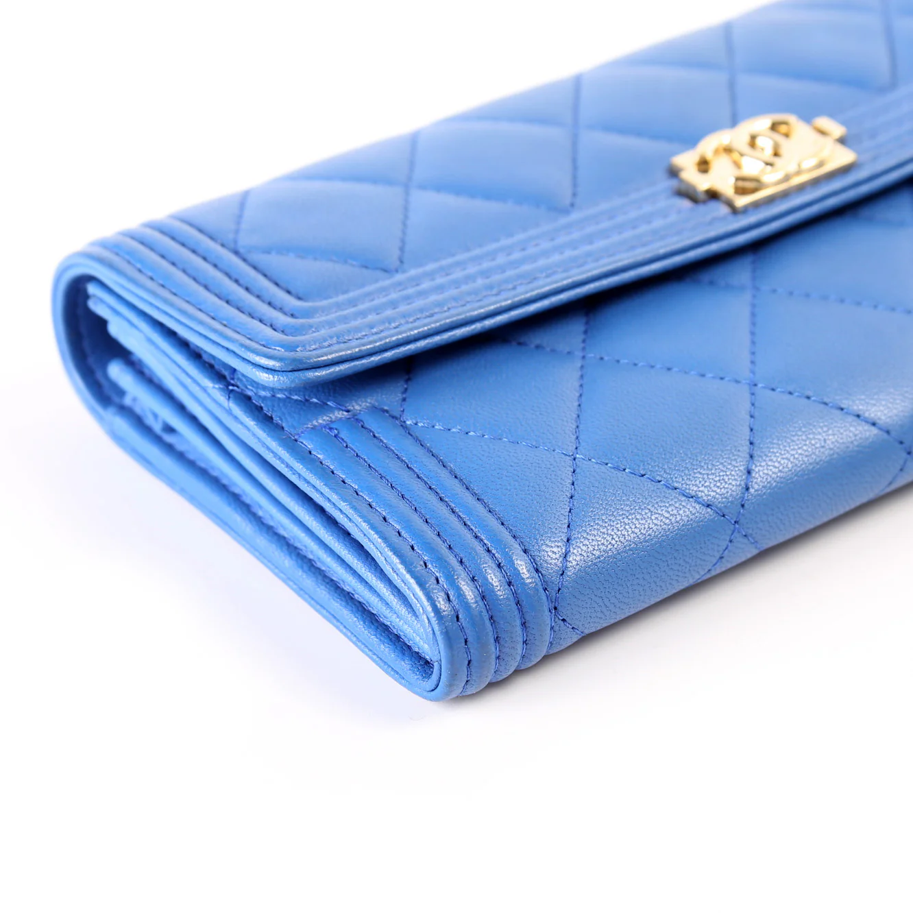 Boy Flap Wallet Long Wallet Lambskin - Image 6