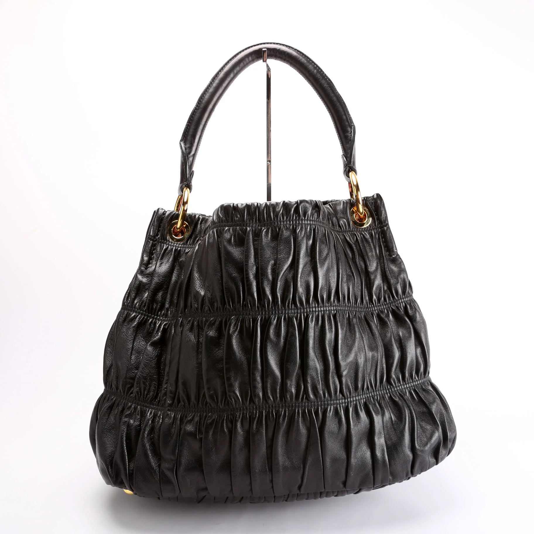 BR4730 Nappa Guafre Hobo Black - Image 3