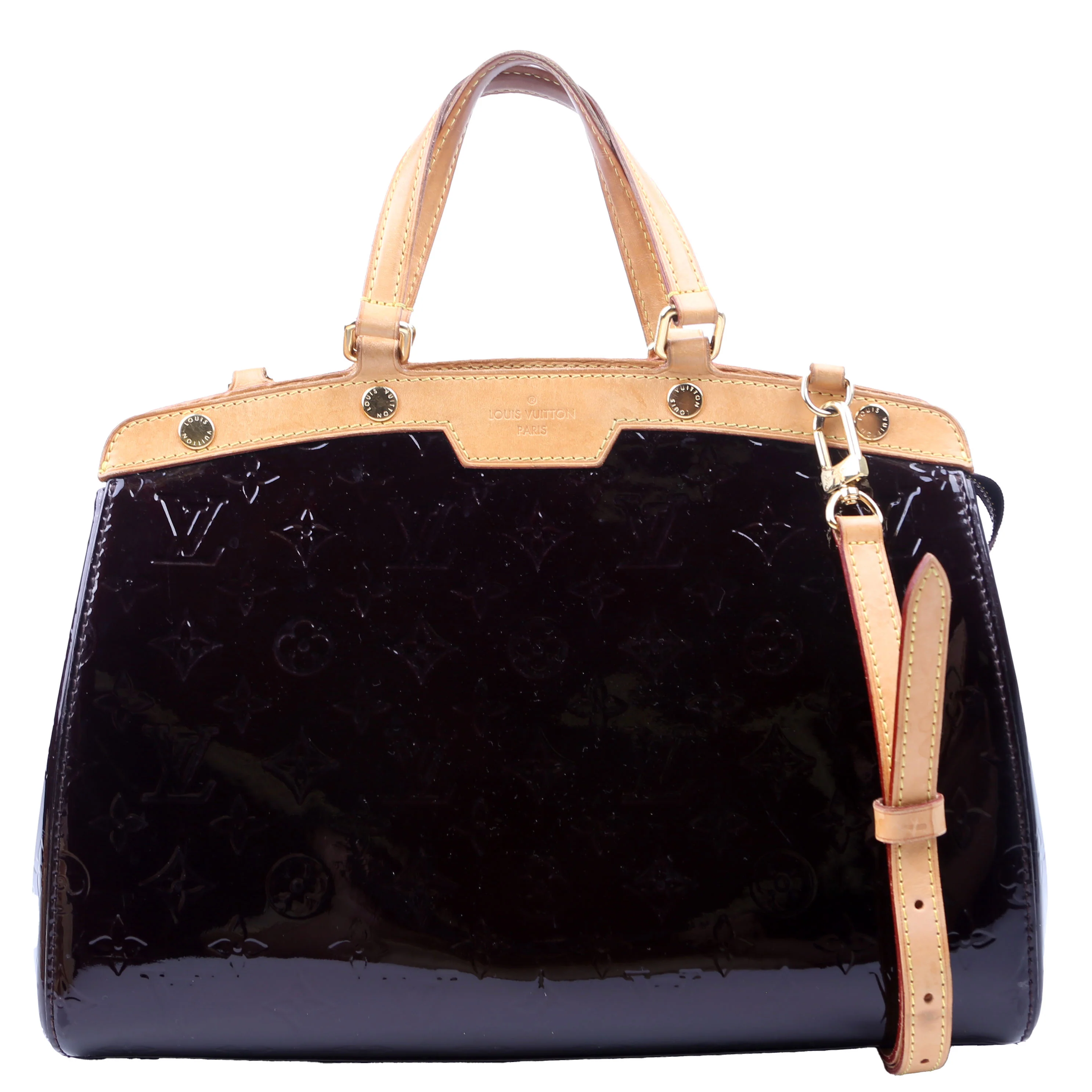 Brea PM Vernis Burgundy