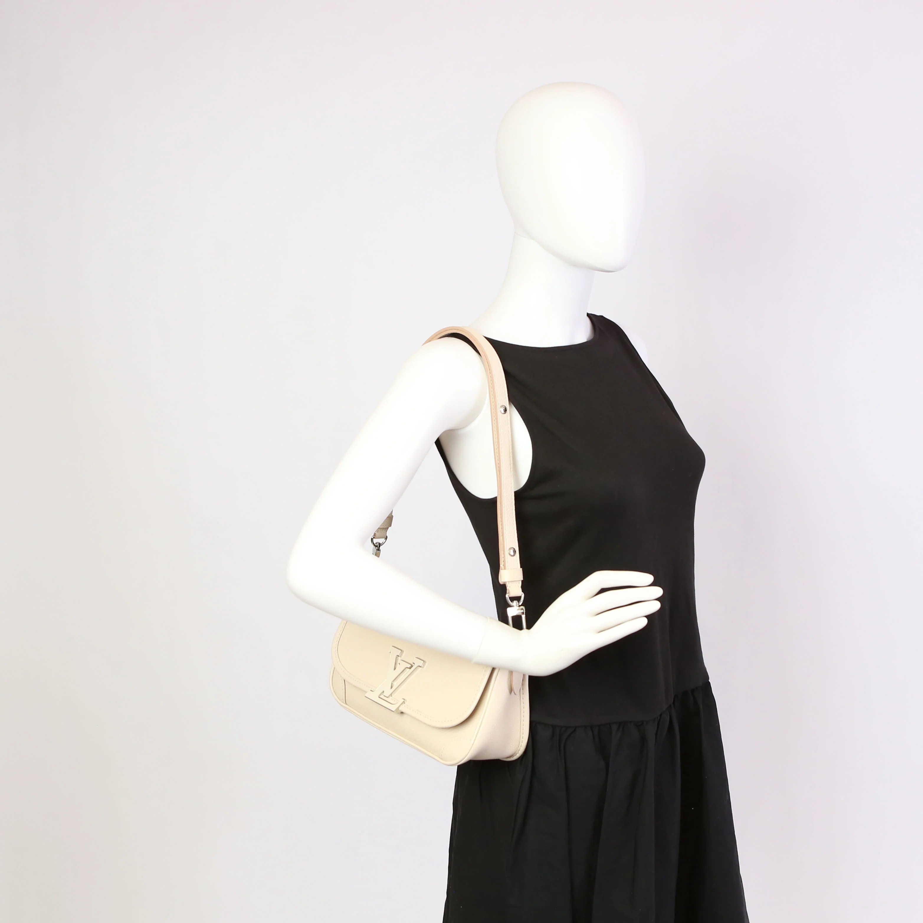 Buci Crossbody Epi Cream - Image 10