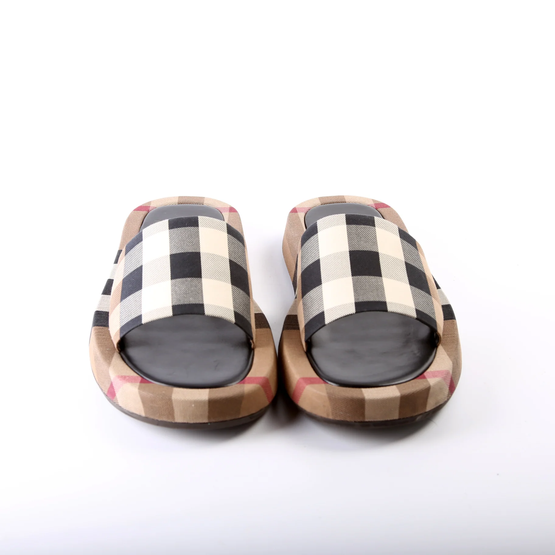 Buckingham Check Slides Size 41 - Image 2