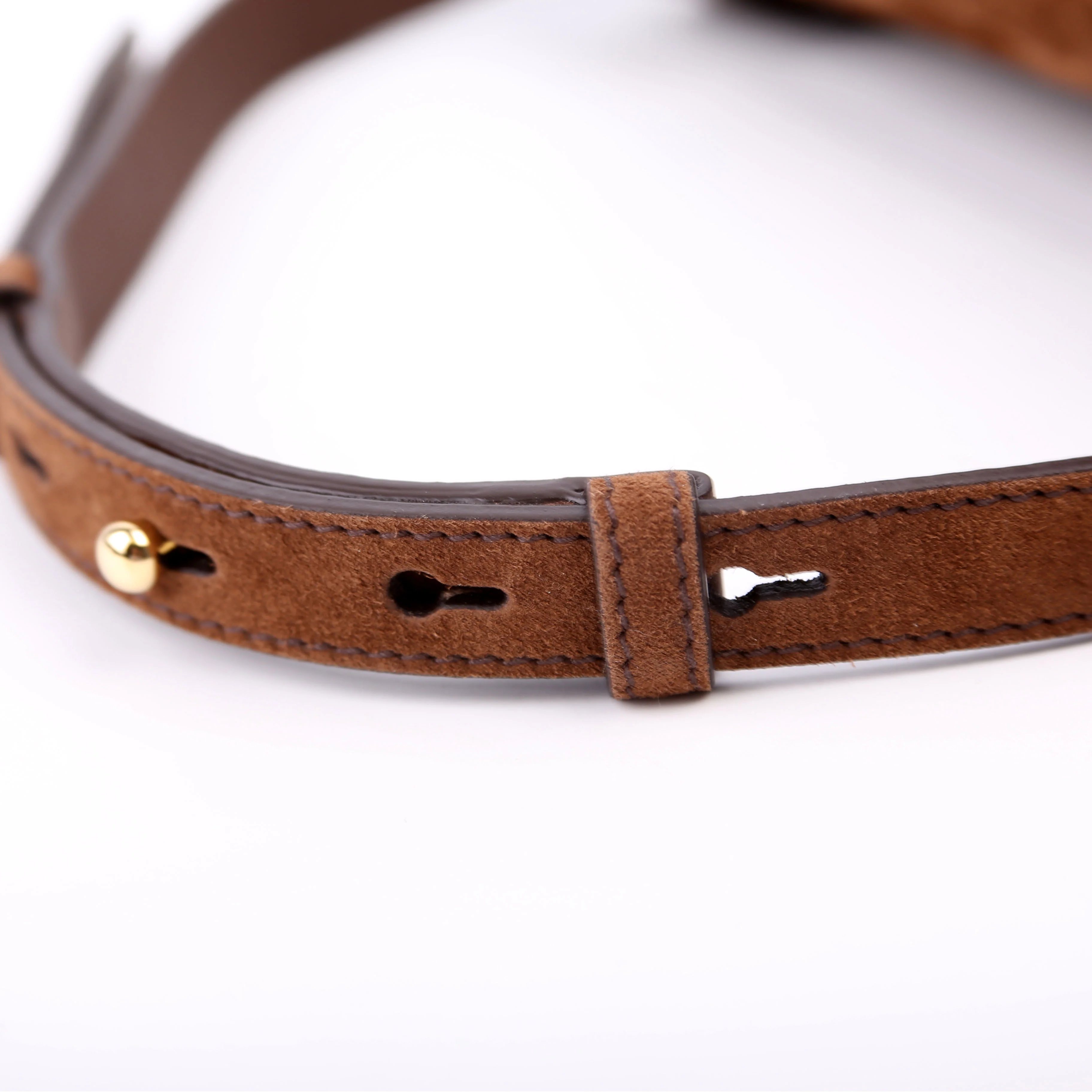 Buckle Bag With Belt Scamosciate Small Brown - Image 11