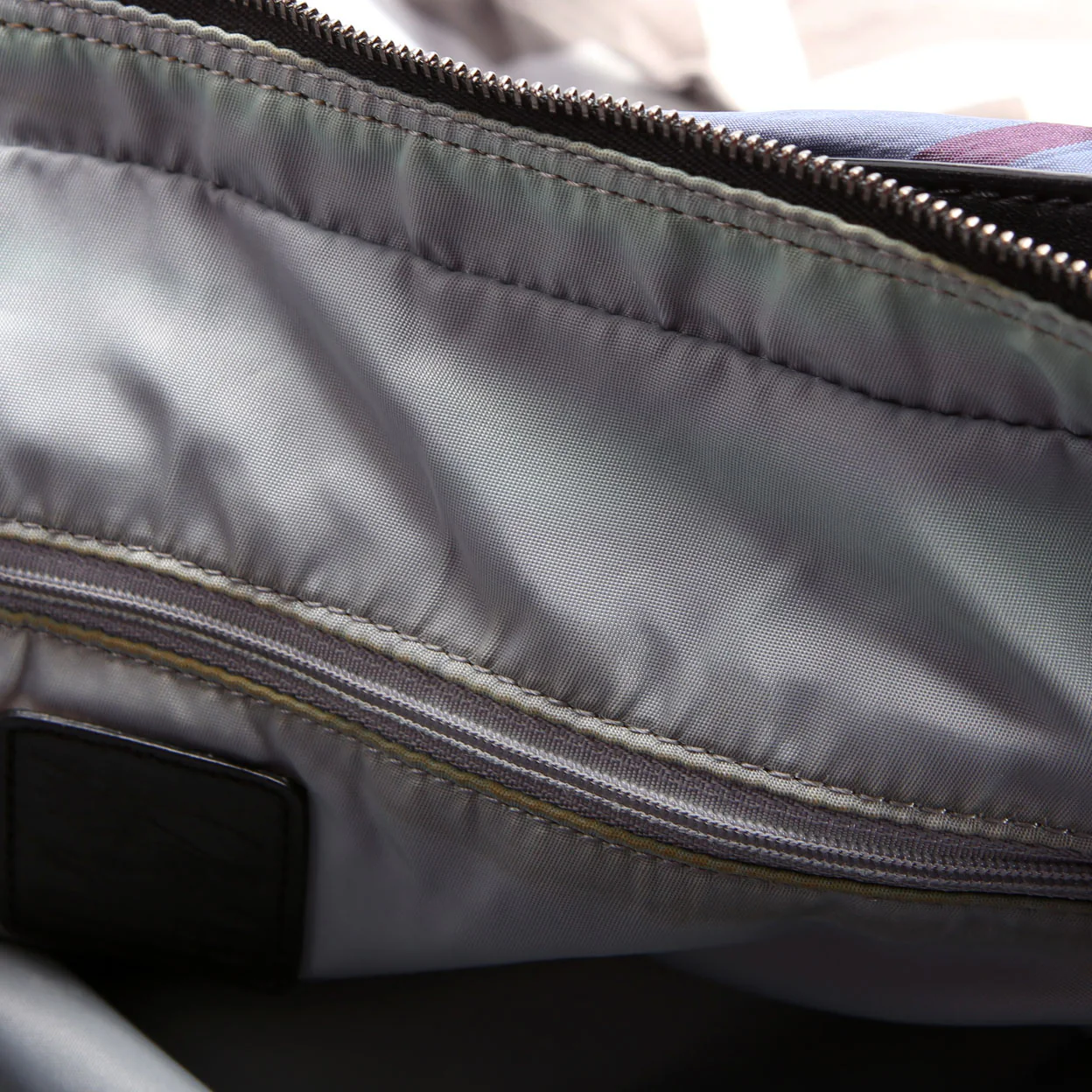 Buckleigh Nova Check Nylon Tote - Image 15