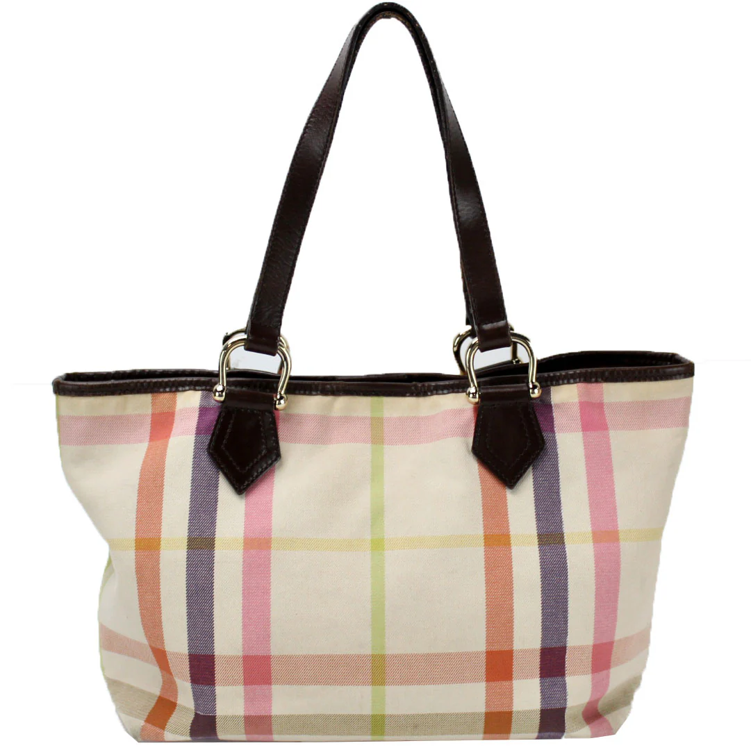 Spring Check Tote