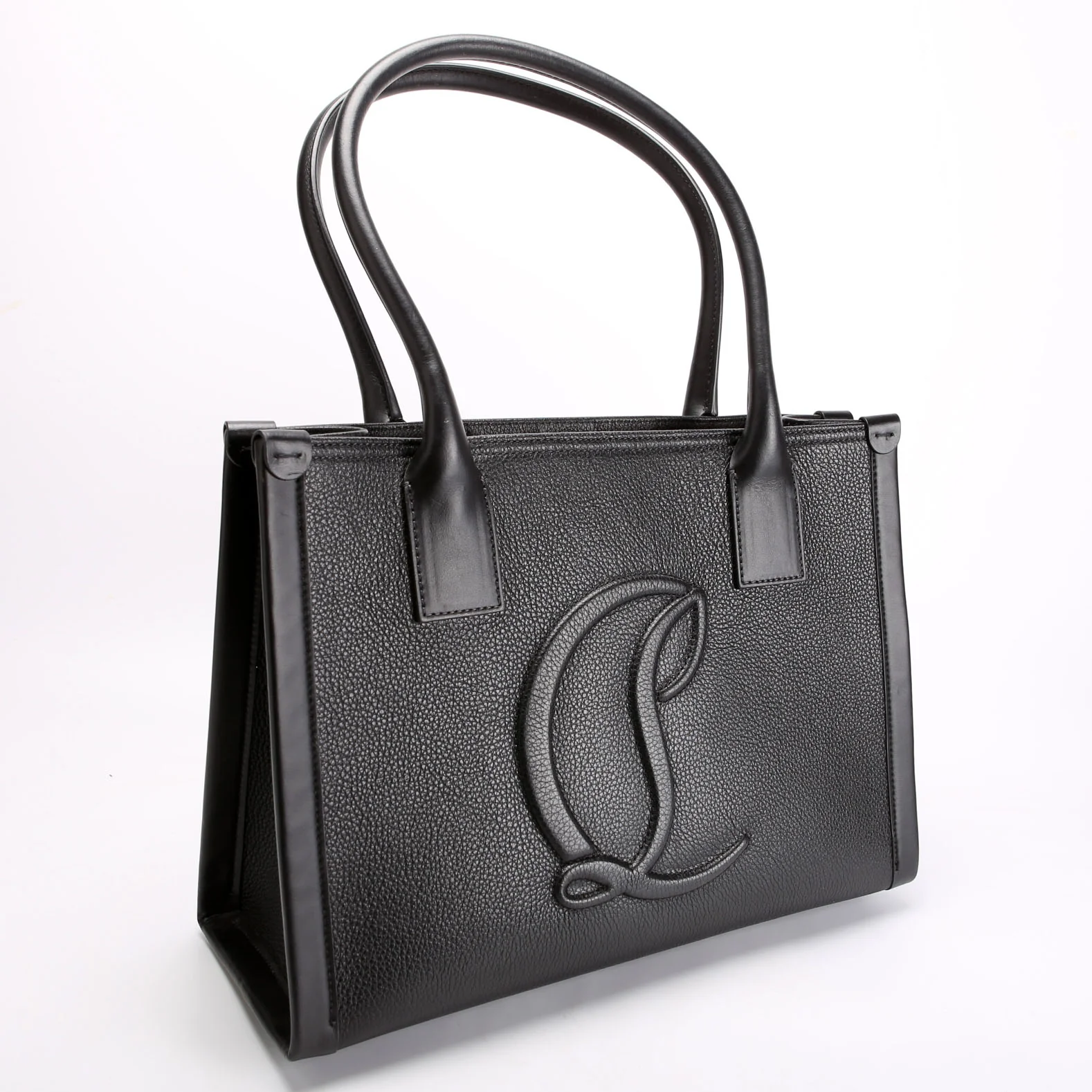By My Side EMB Tote Small Black/Red - Image 2