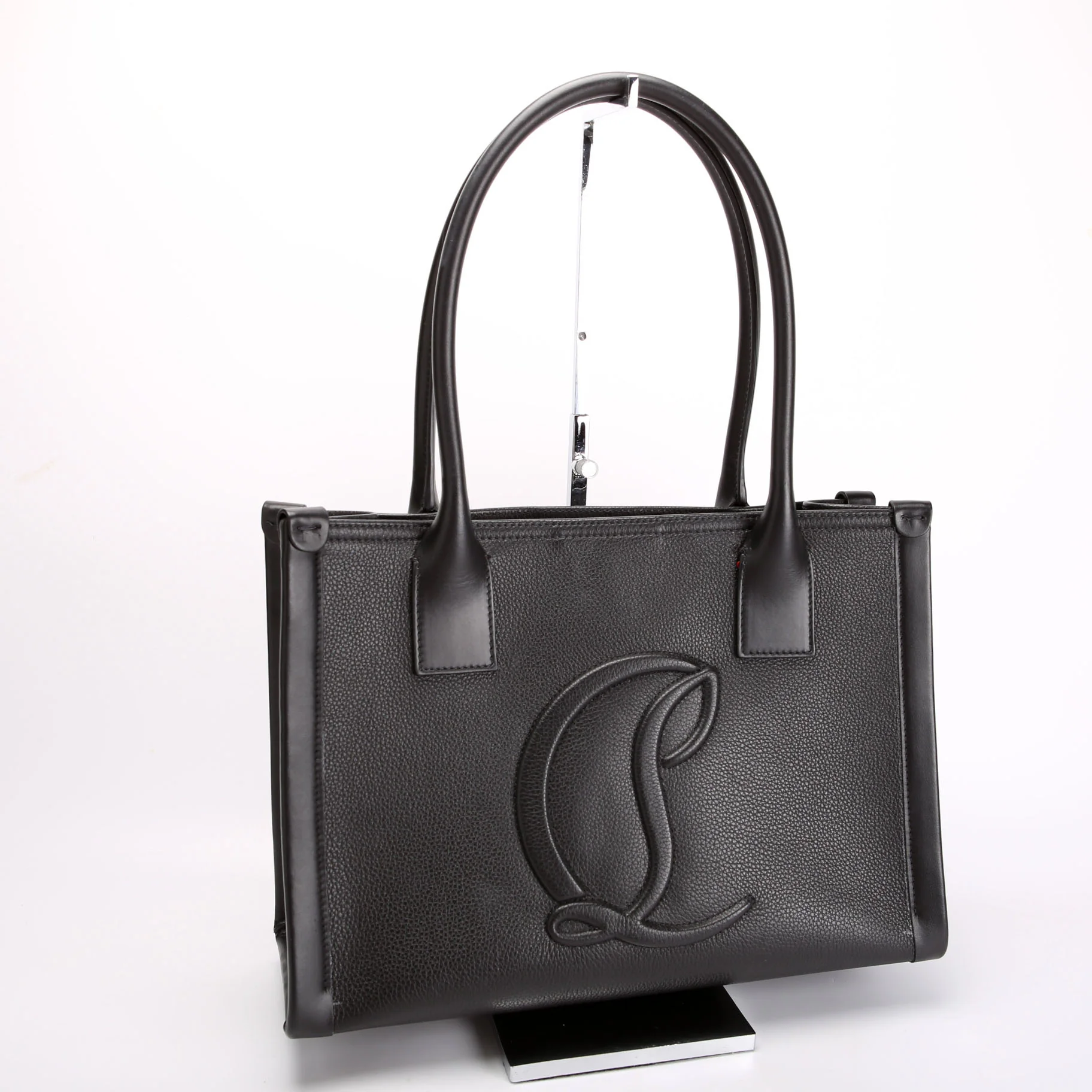 By My Side Embossed Tote Small Black - Image 2