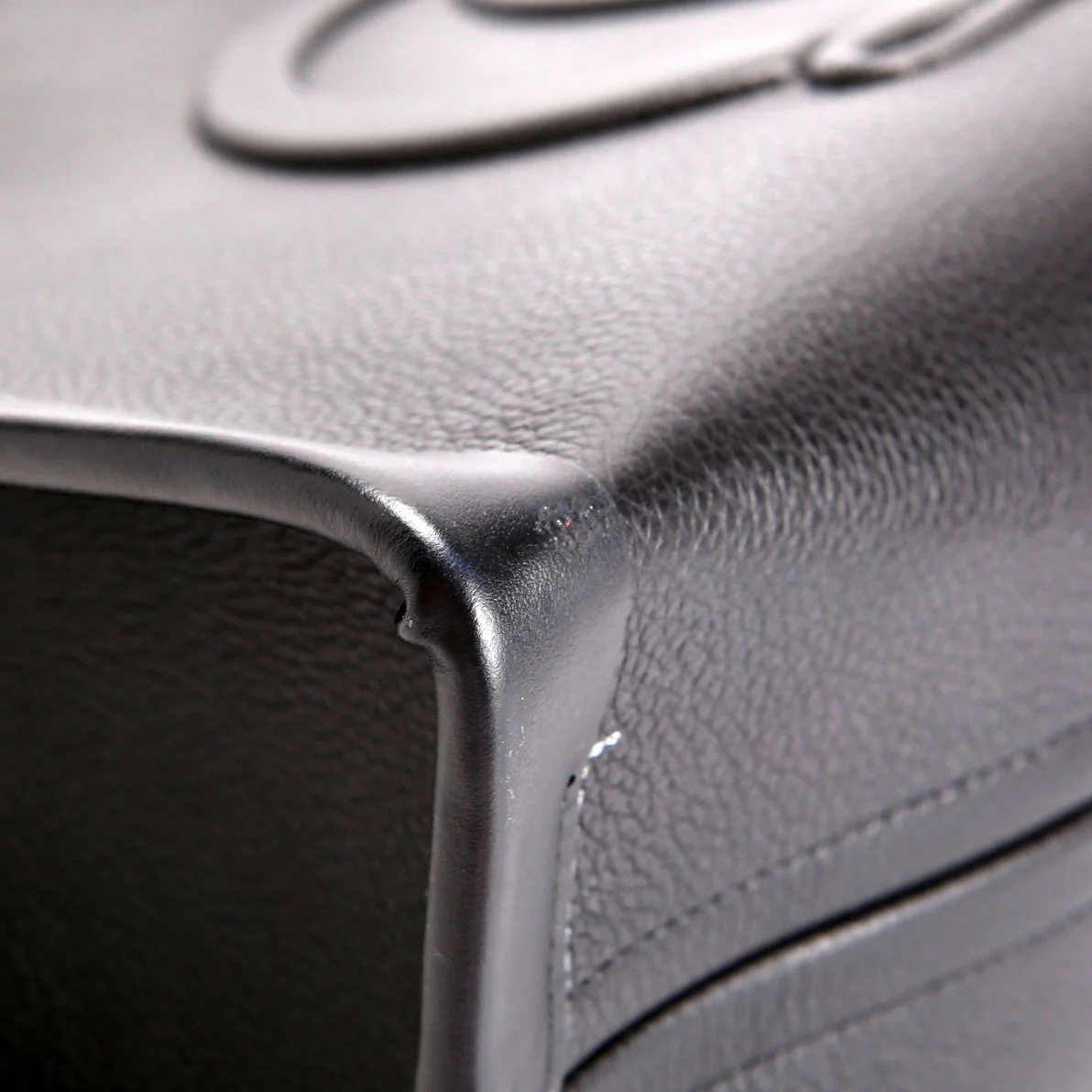 By My Side Embossed Tote Small Black - Image 5