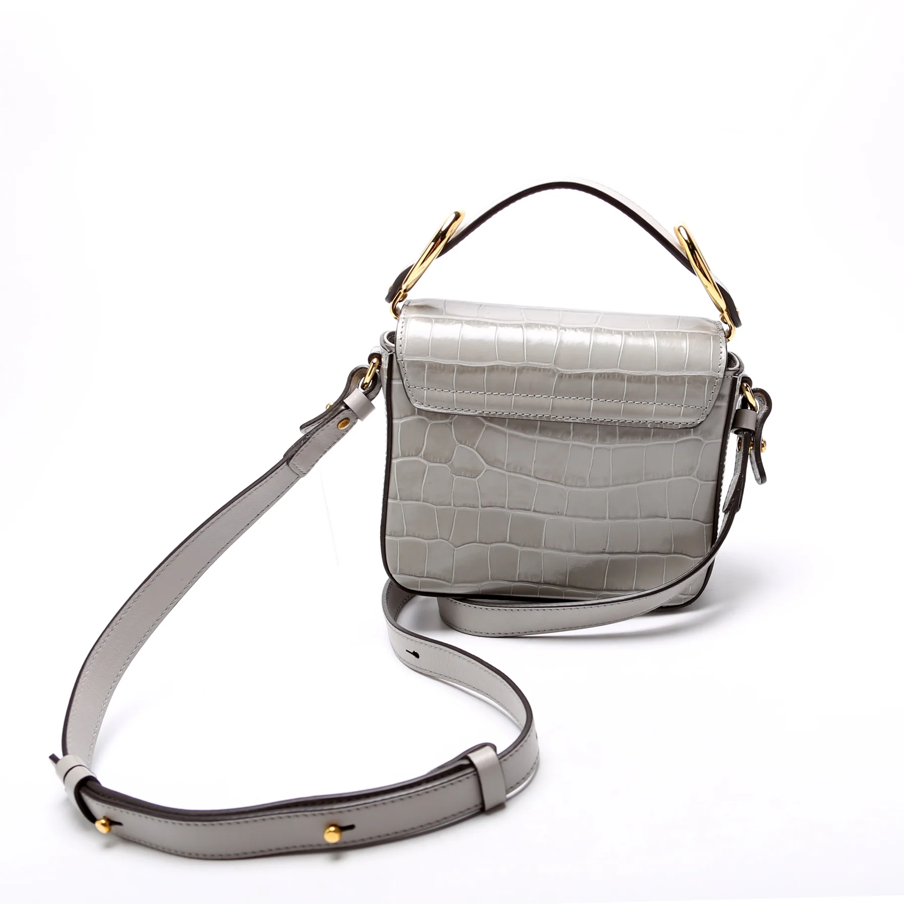 C Bag Mini Crocodile Embossed - Image 3