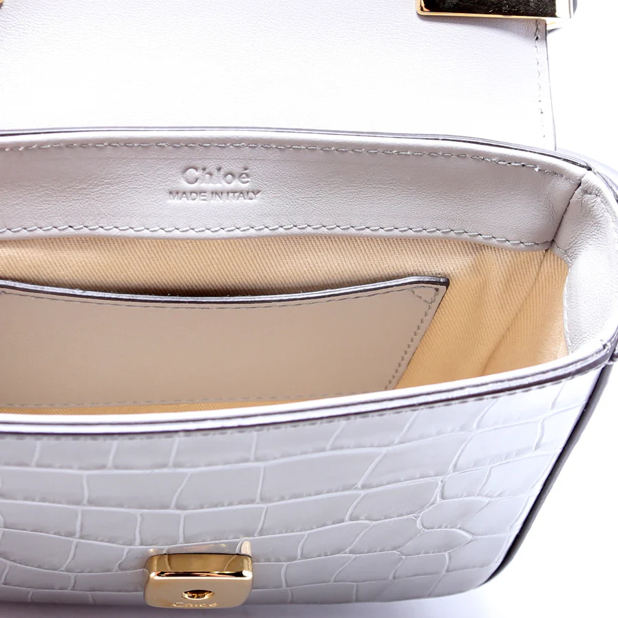 C Bag Mini Crocodile Embossed - Image 7