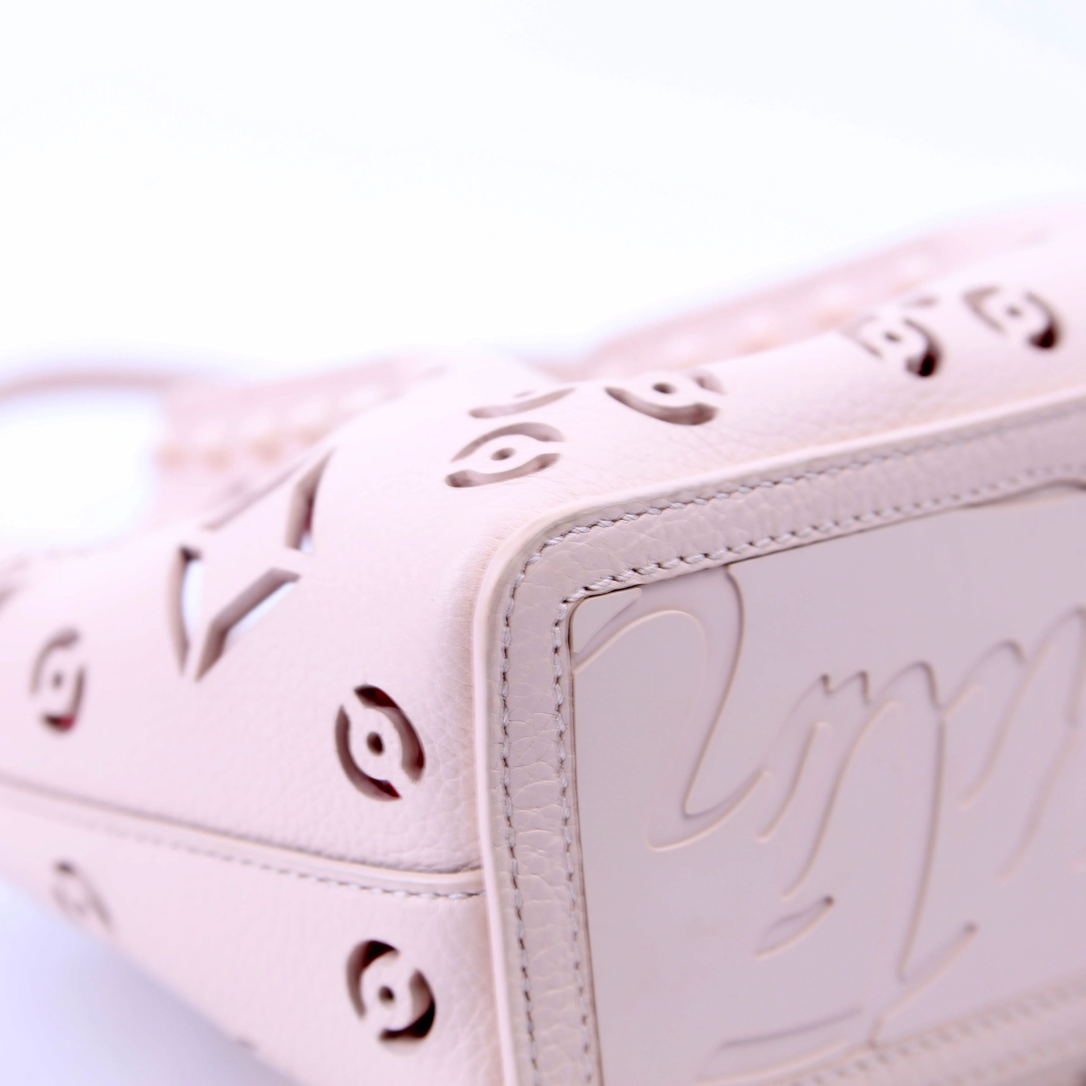 Cabarock Lasercut Shoulder Bag White - Image 6