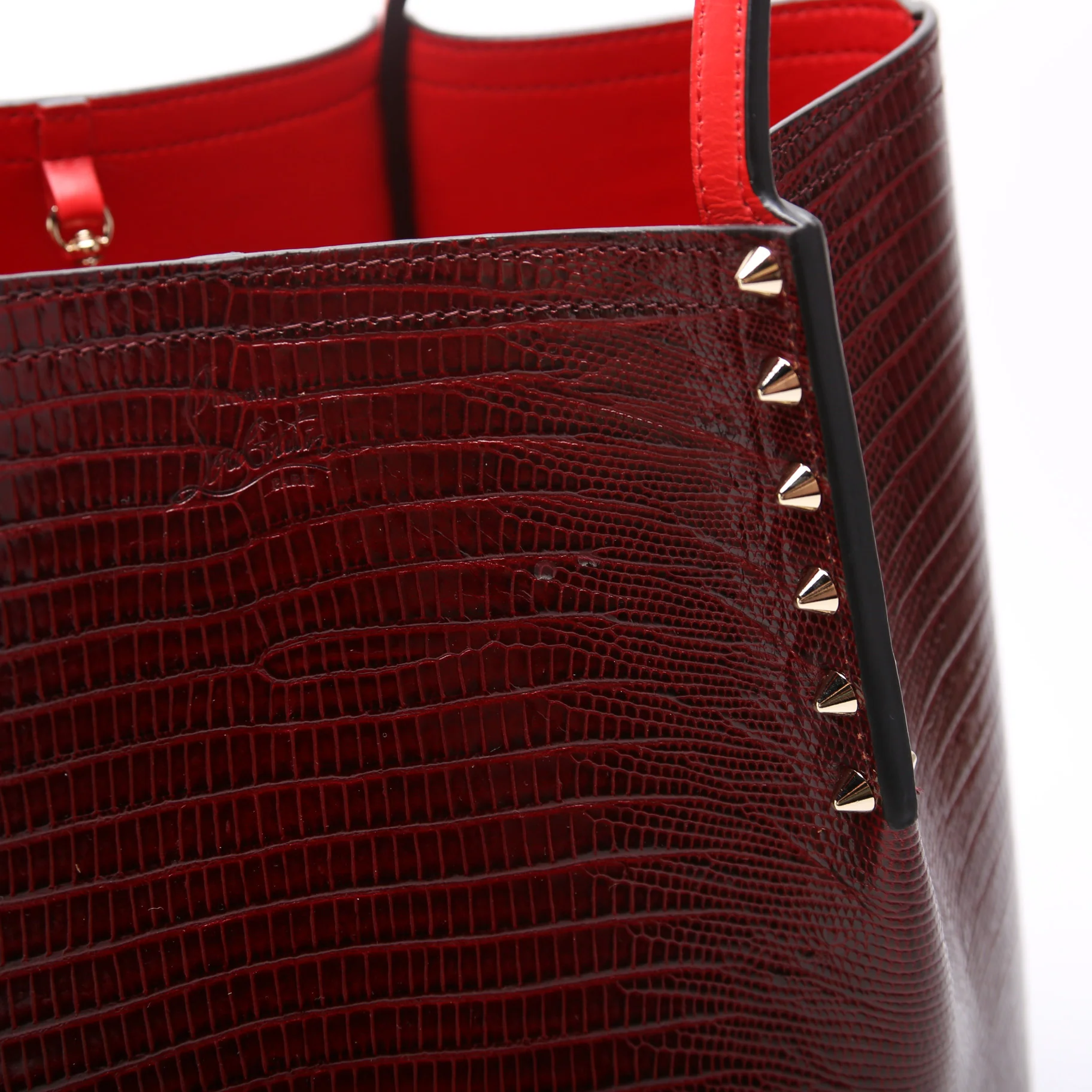 Cabarock Lizard Embossed Small Tote - Image 5