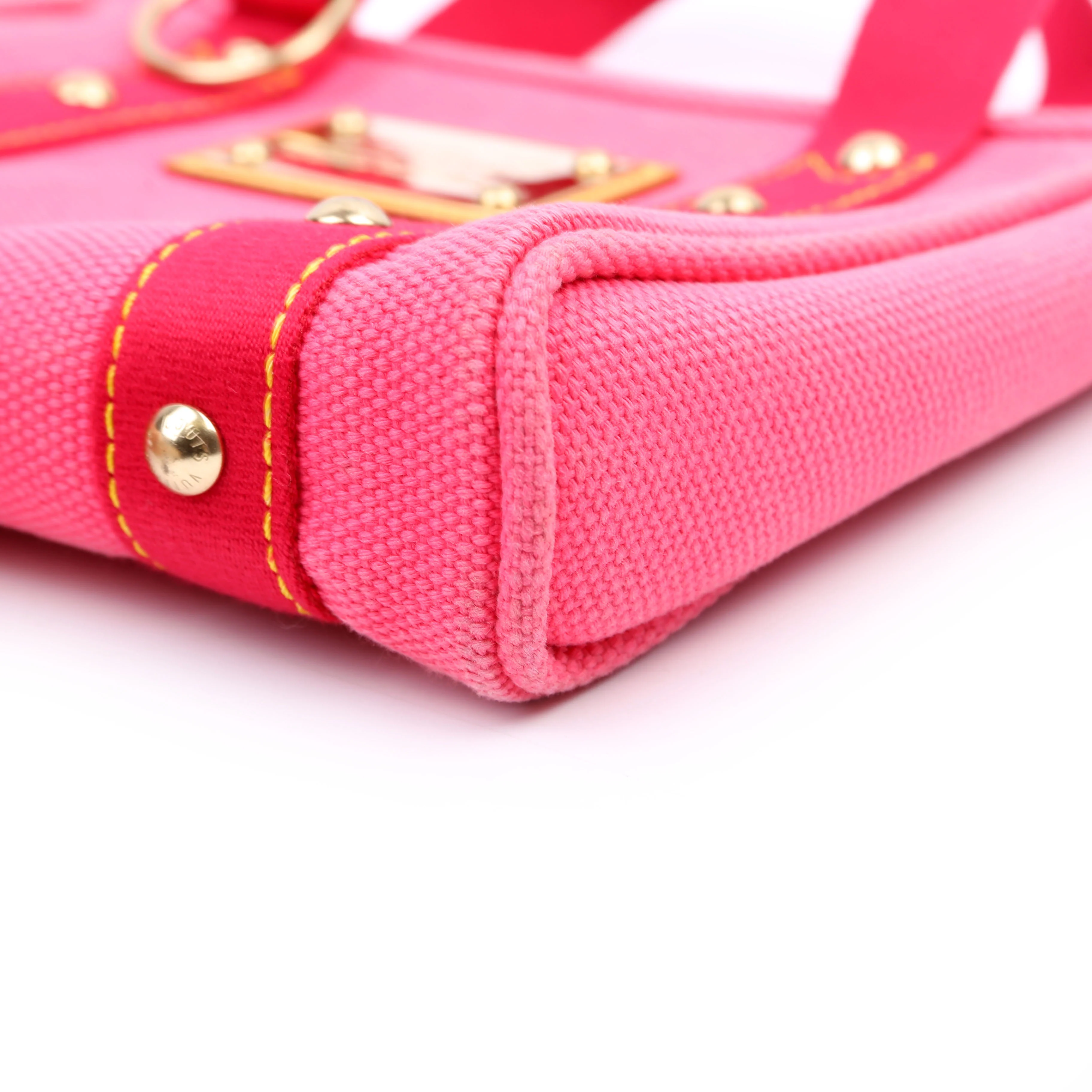 Cabas Antigua Pm Canvas Pink - Image 7
