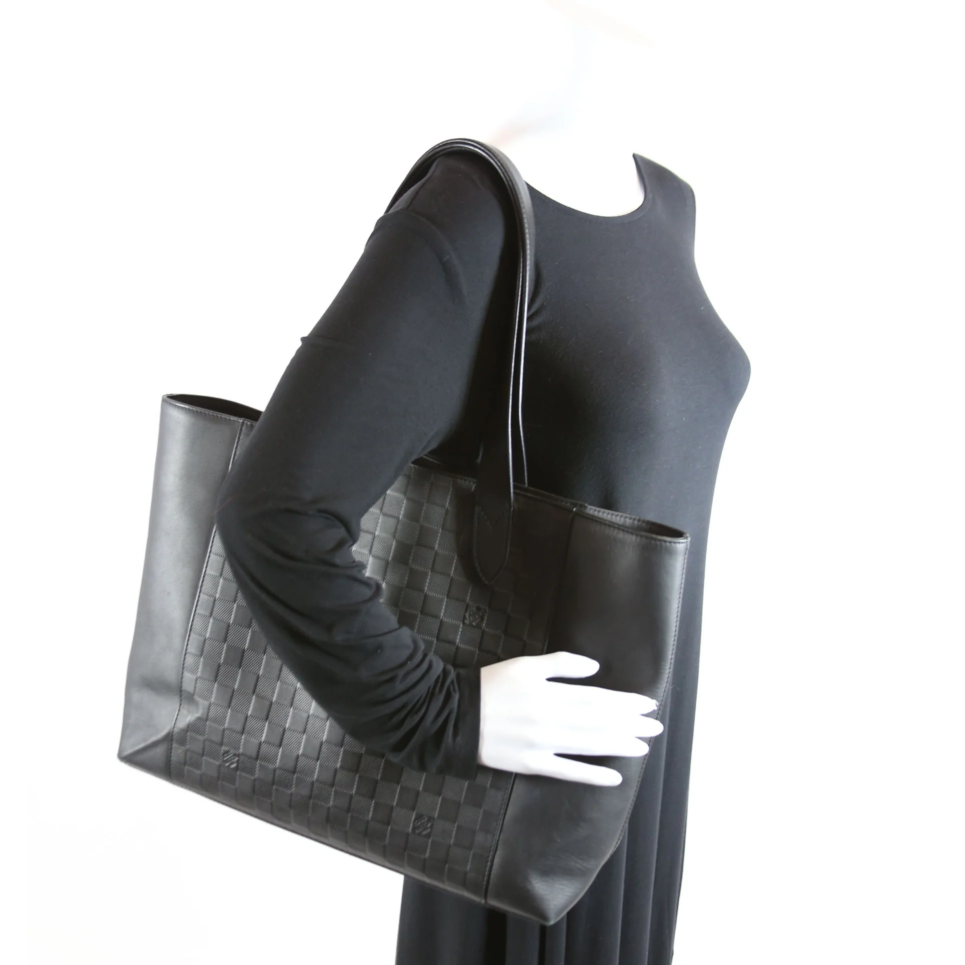 Cabas Voyage Infini Leather Black - Image 14