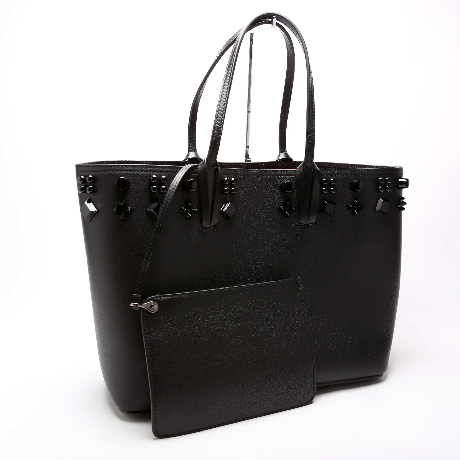 Cabata Empire Spike Tote with Pouch Leather - Image 2