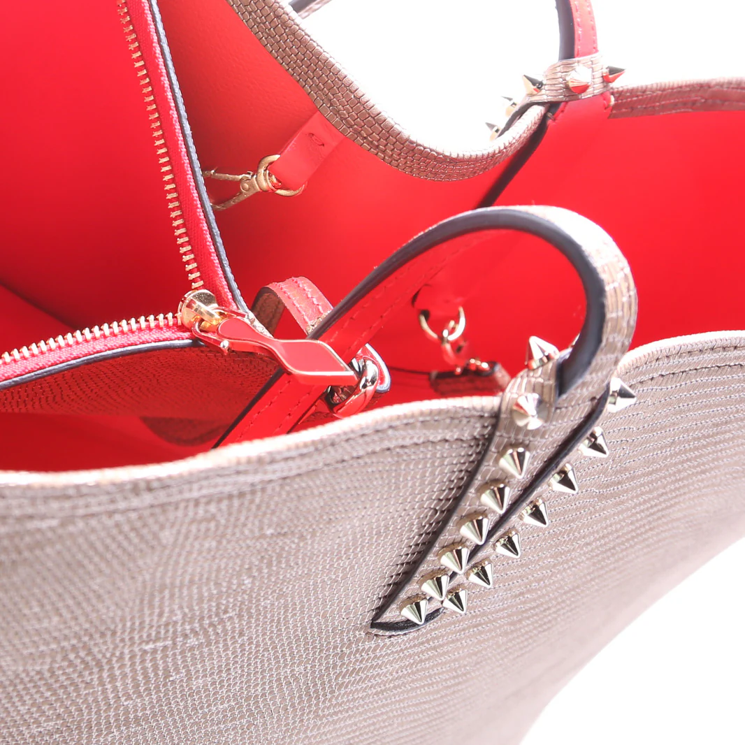 Cabata Leather Tote W/Pouch - Image 8