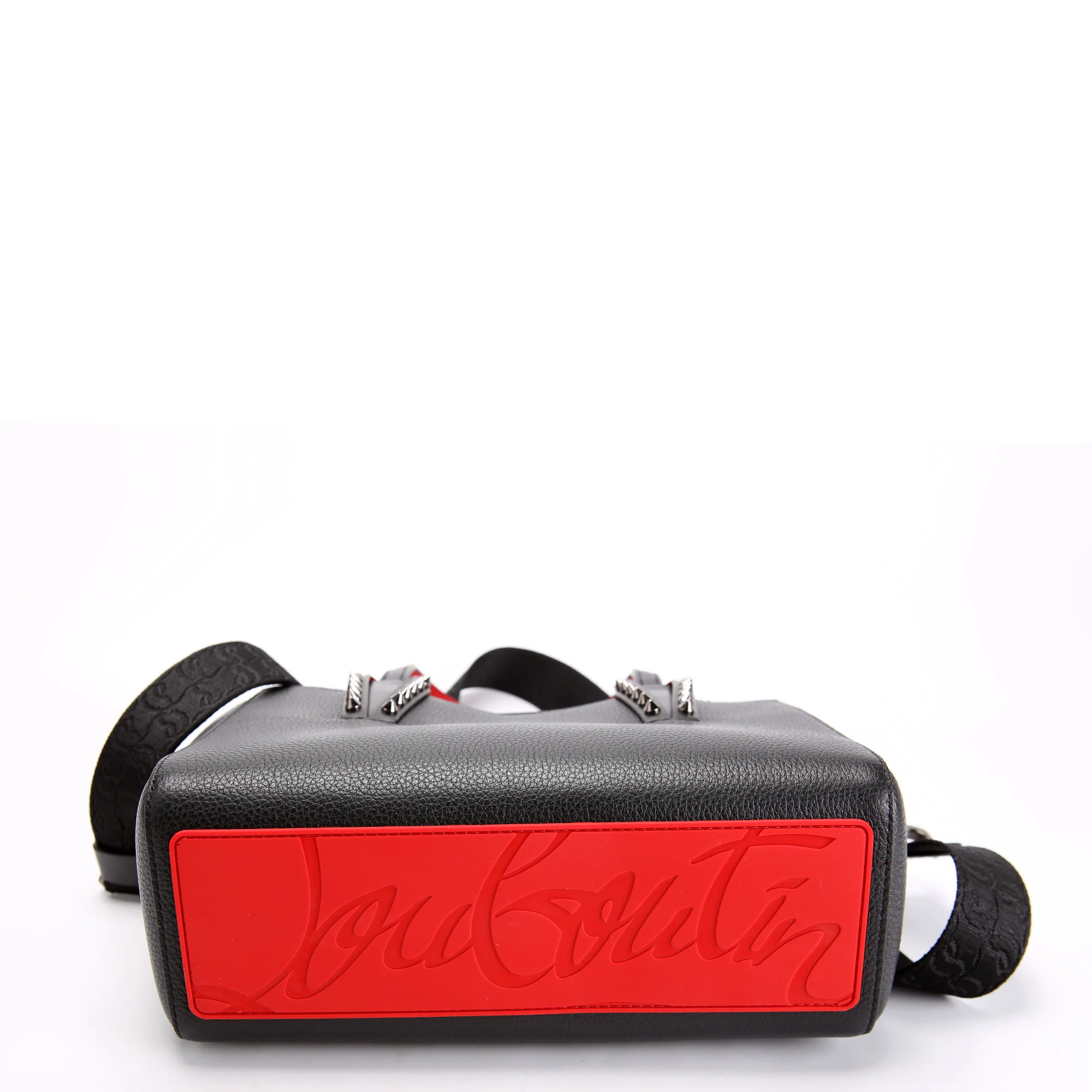 Cabata Mini Tote Leather Black/Red - Image 4