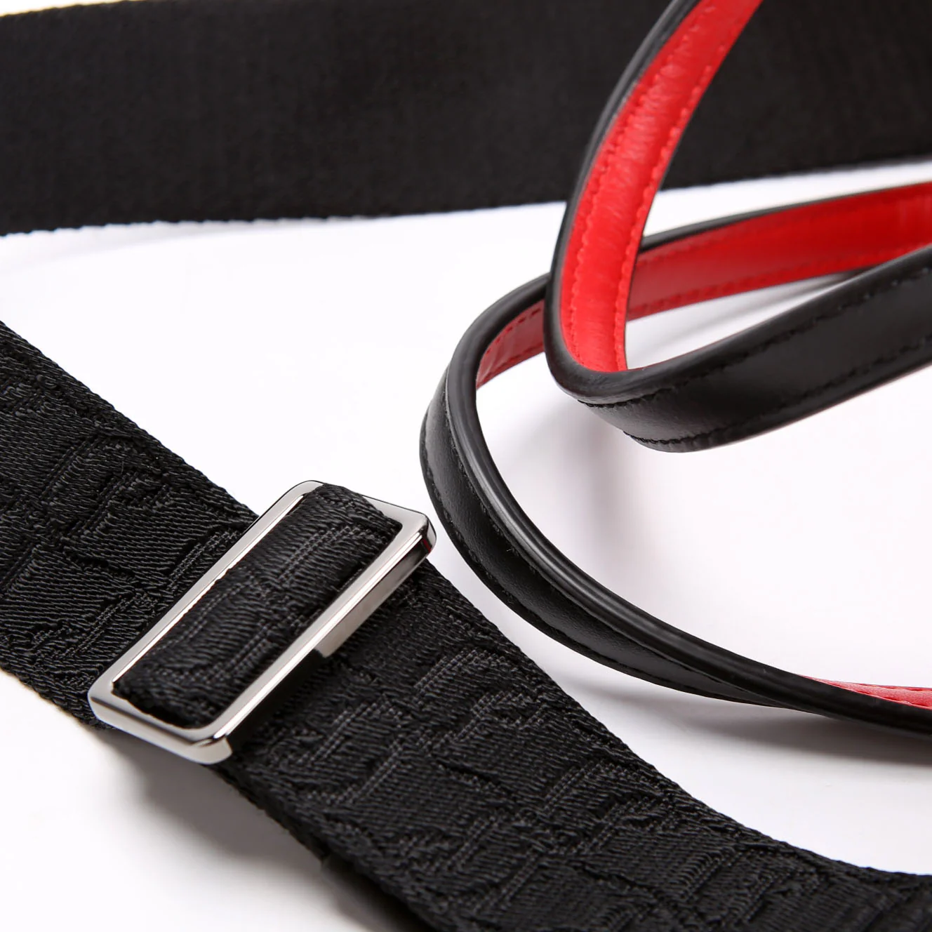 Cabata Mini Tote Leather Black/Red - Image 6