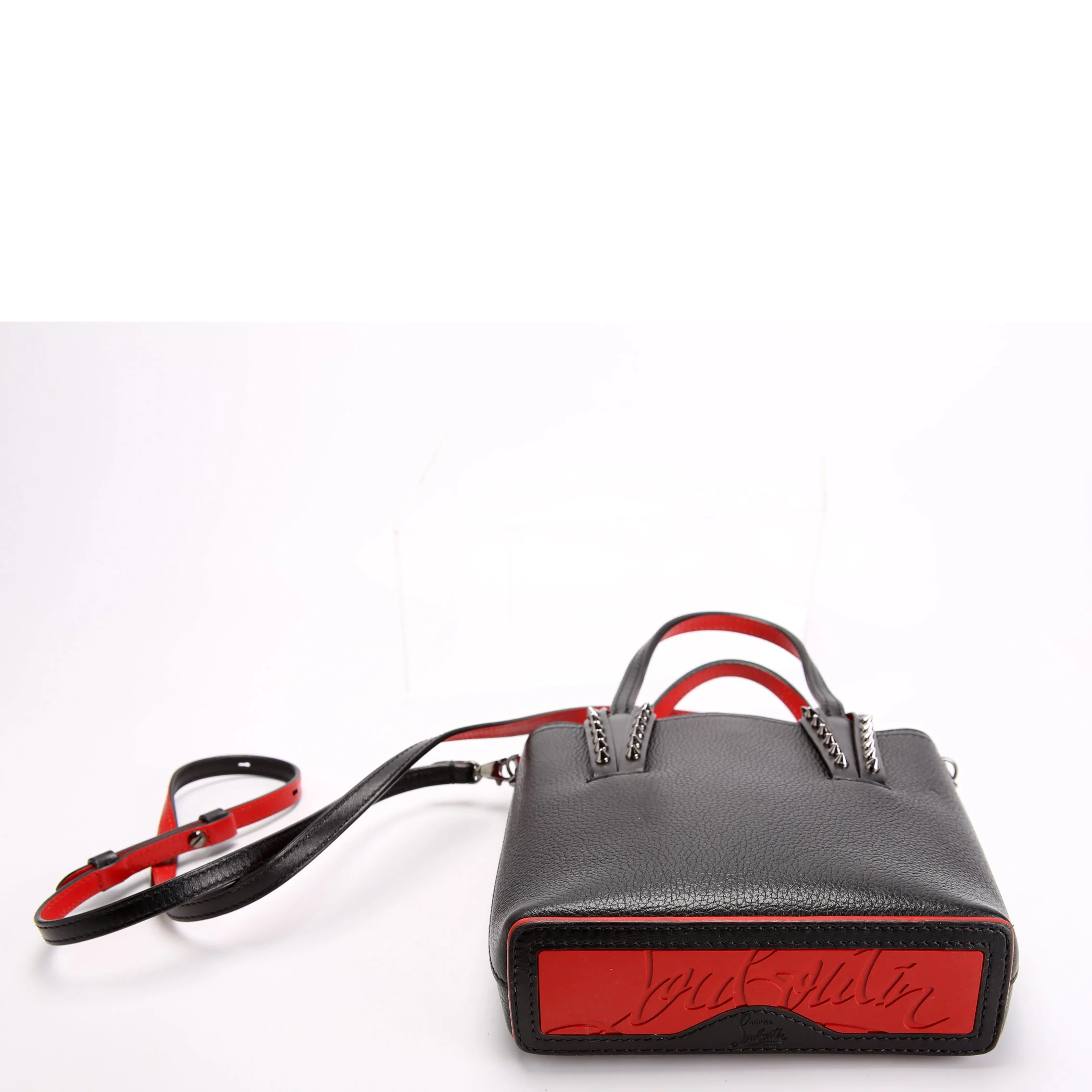 Cabata Mini Tote North/South Leather Black - Image 5