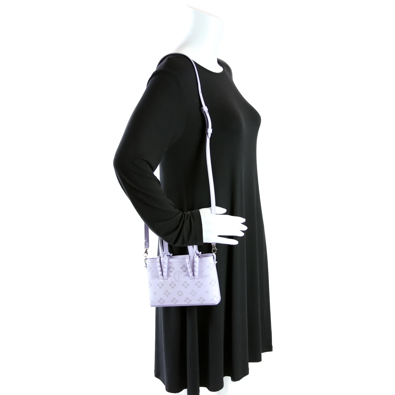 Cabata Nano Loubinthesky Perforated E/W Tote - Image 7