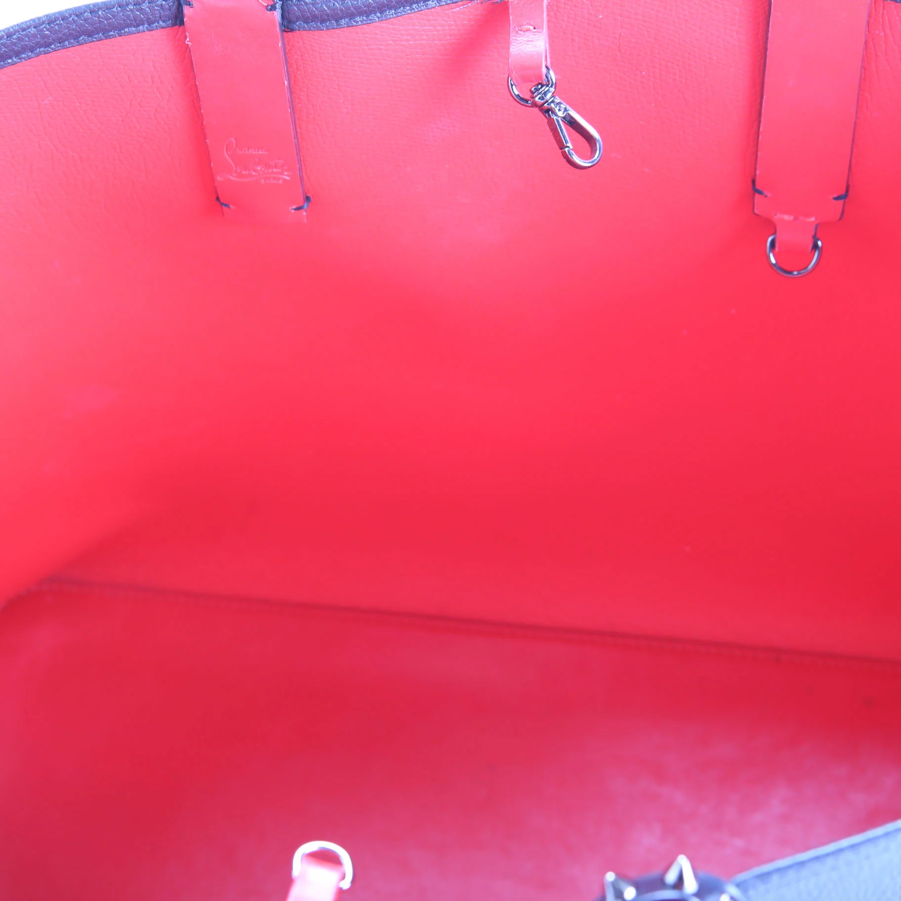 Cabata Small Tote with Pouch Embossed Leather - Image 14